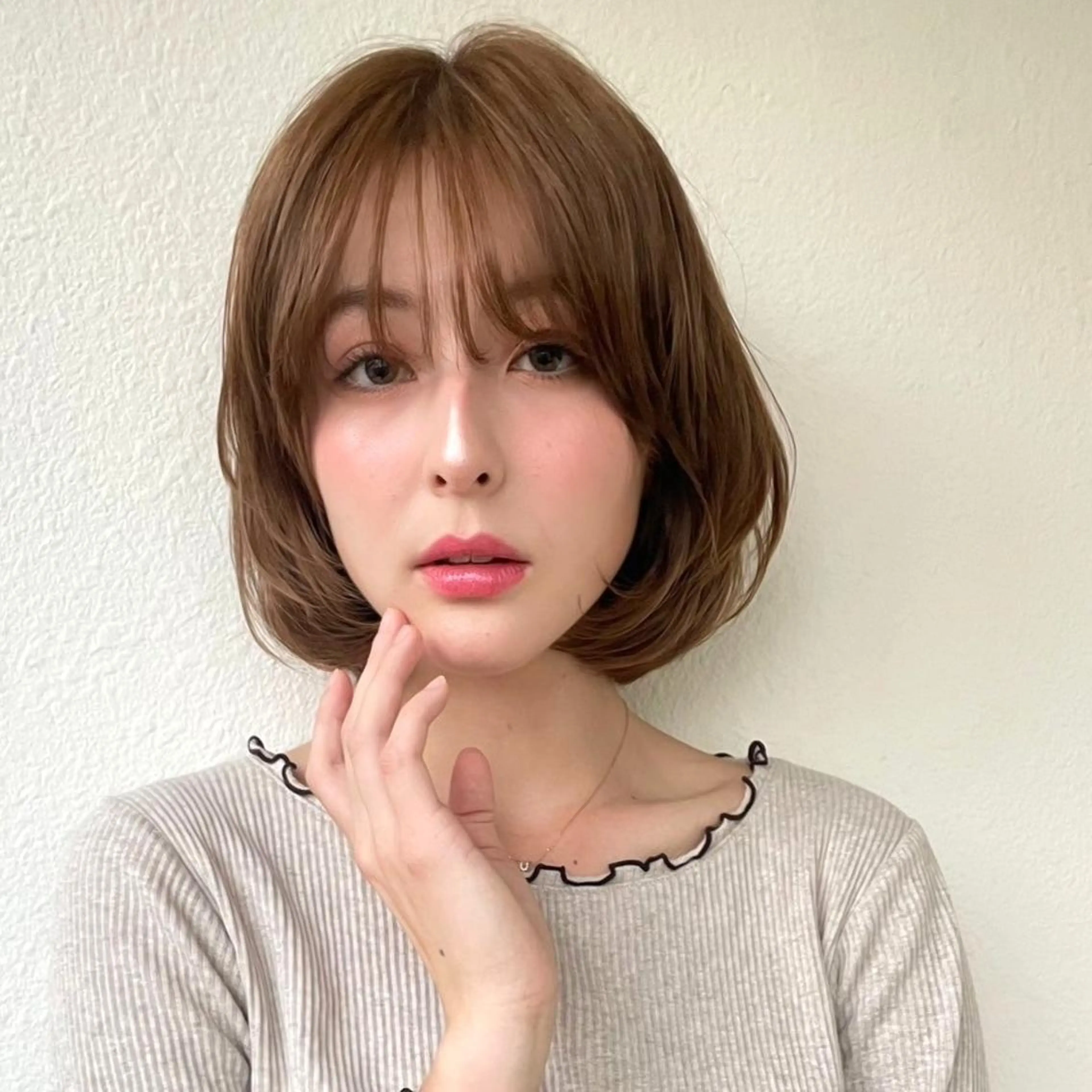 ミディアム 透明感カラー✨ よしの じろうのヘアスタイル