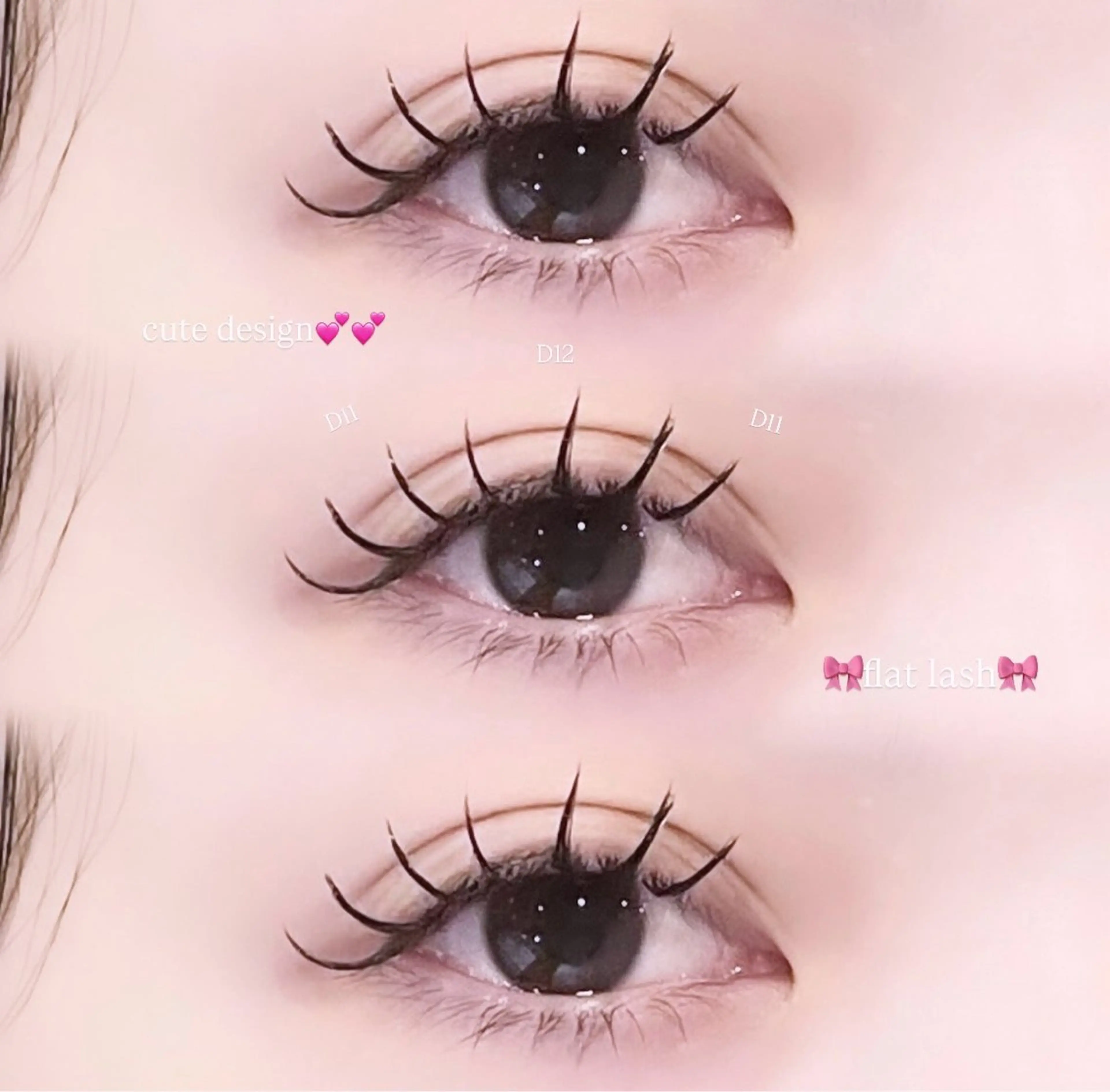 マツエク・マツパ 束感まつ毛 フラットラッシュ マツエク 🎀millie ainee♡田畑🎀のマツエク・マツパデザイン