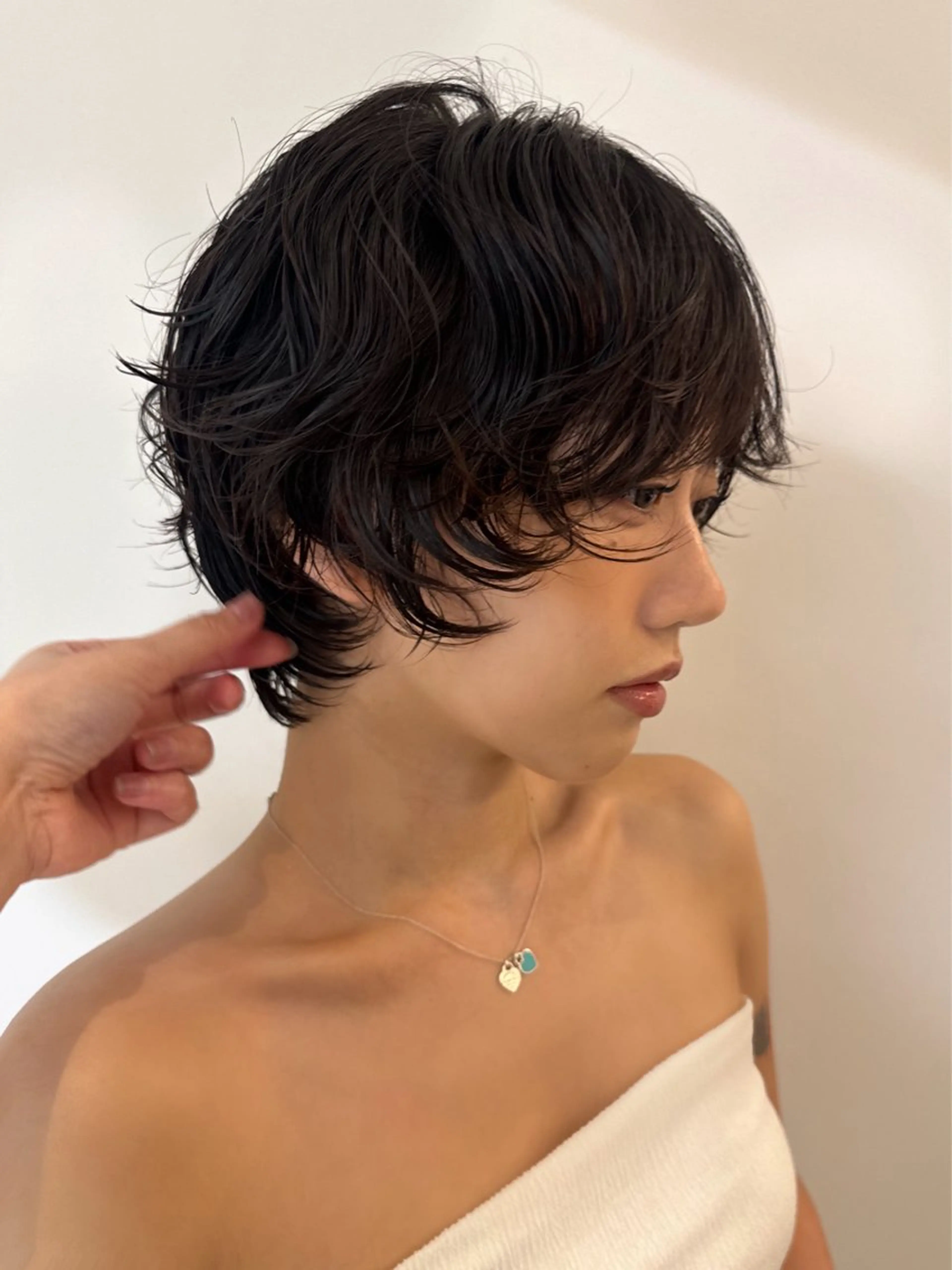 ショート パーマ カット パーマ misa___boo MISAのヘアスタイル