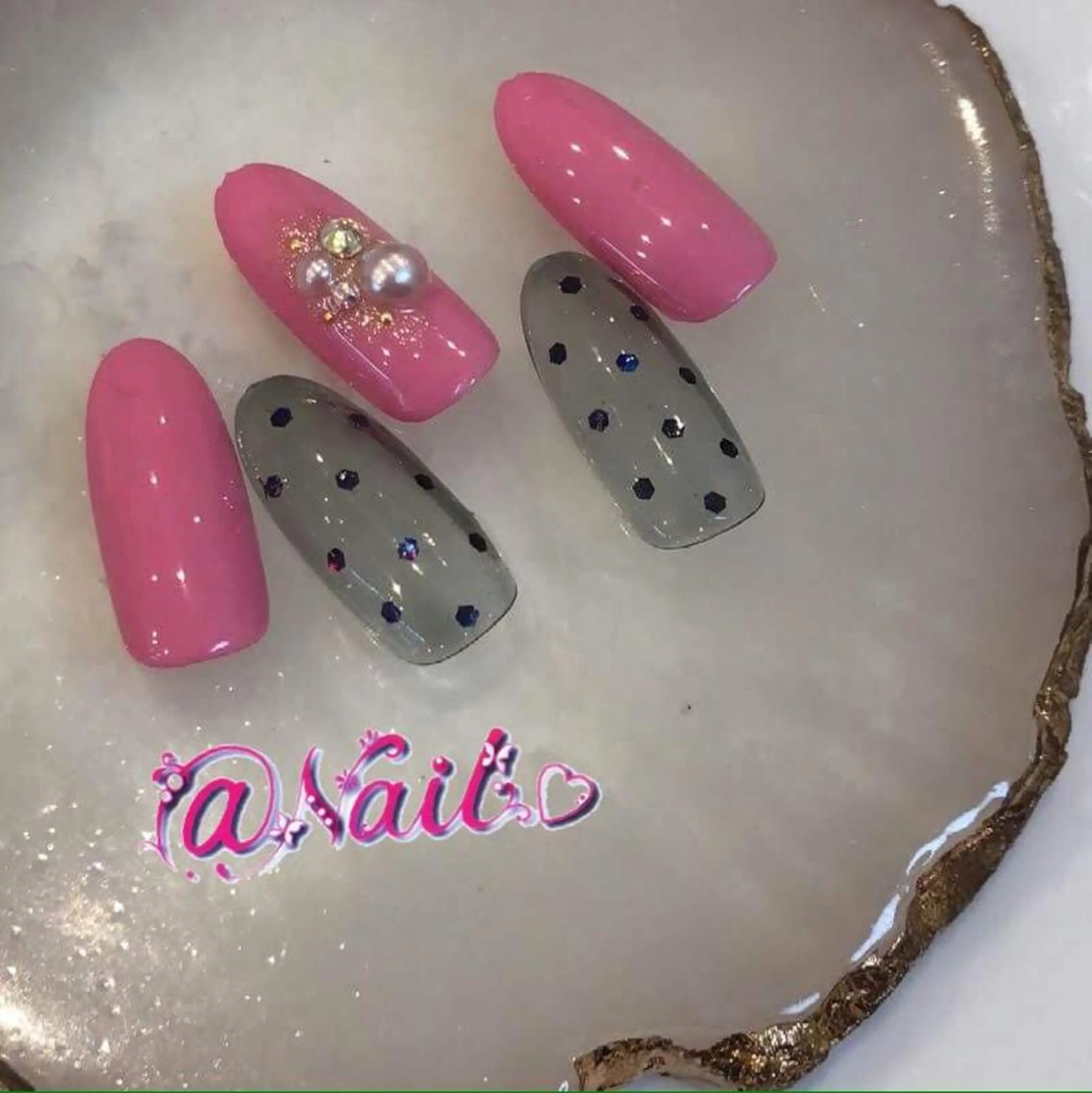 ネイル ネイルチップ 小尾 栞のネイルデザイン