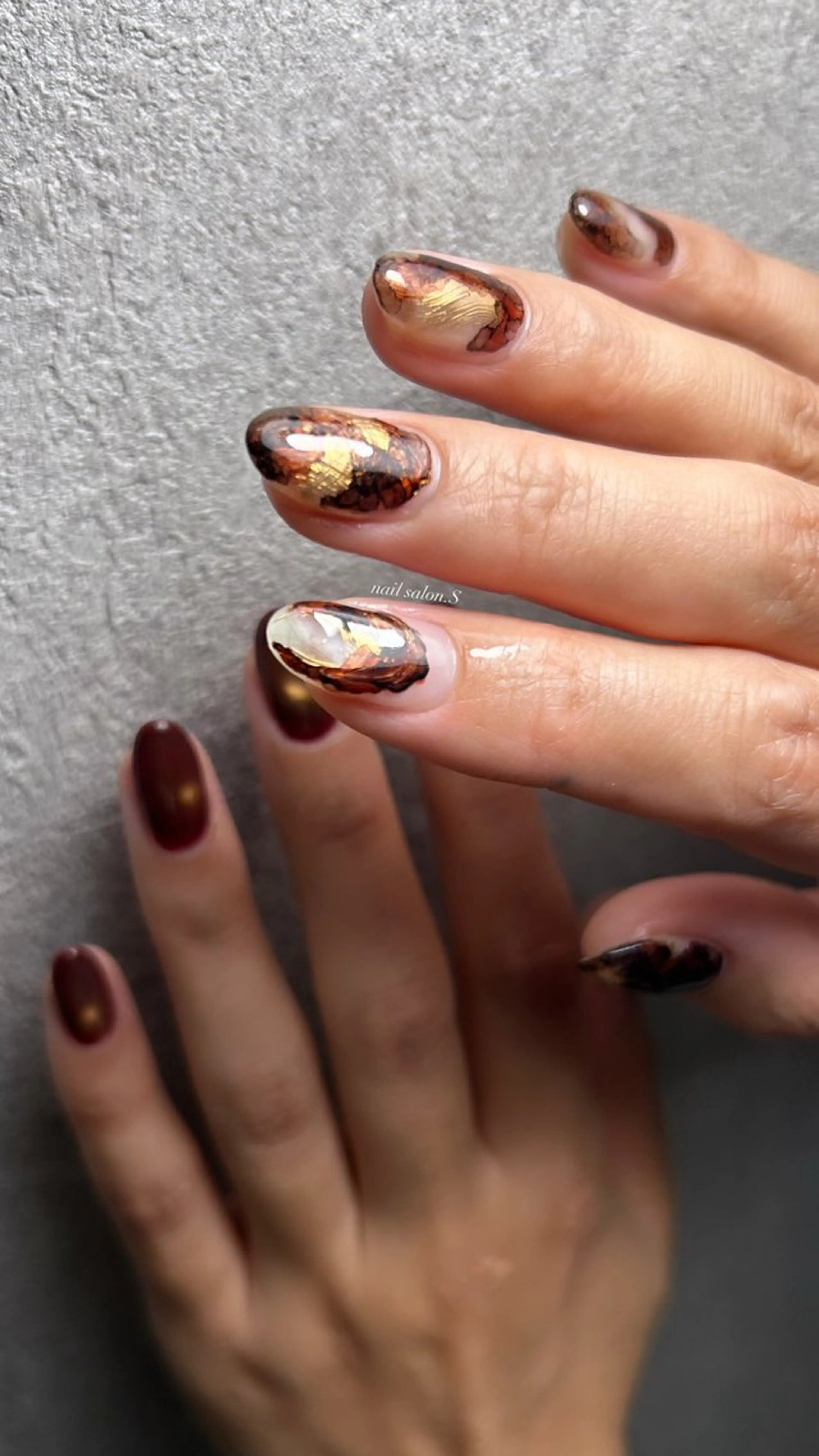 ネイル アートネイル ニュアンスネイル ハンドネイル 関山 志乃のネイルデザイン