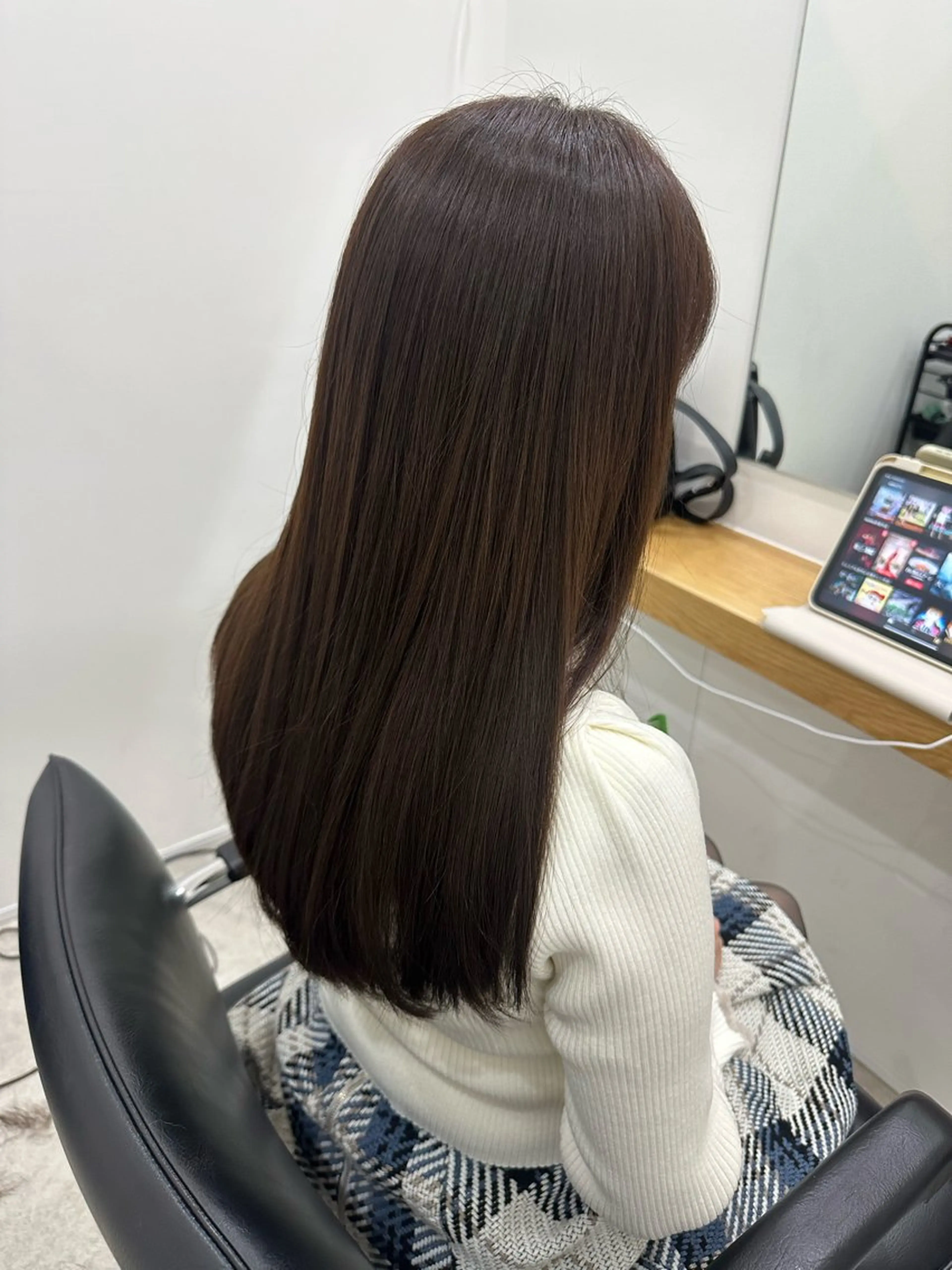 ロング カラー カット ヘアカラー トリートメント レイヤー/ナチュラル 💐nao.のヘアスタイル