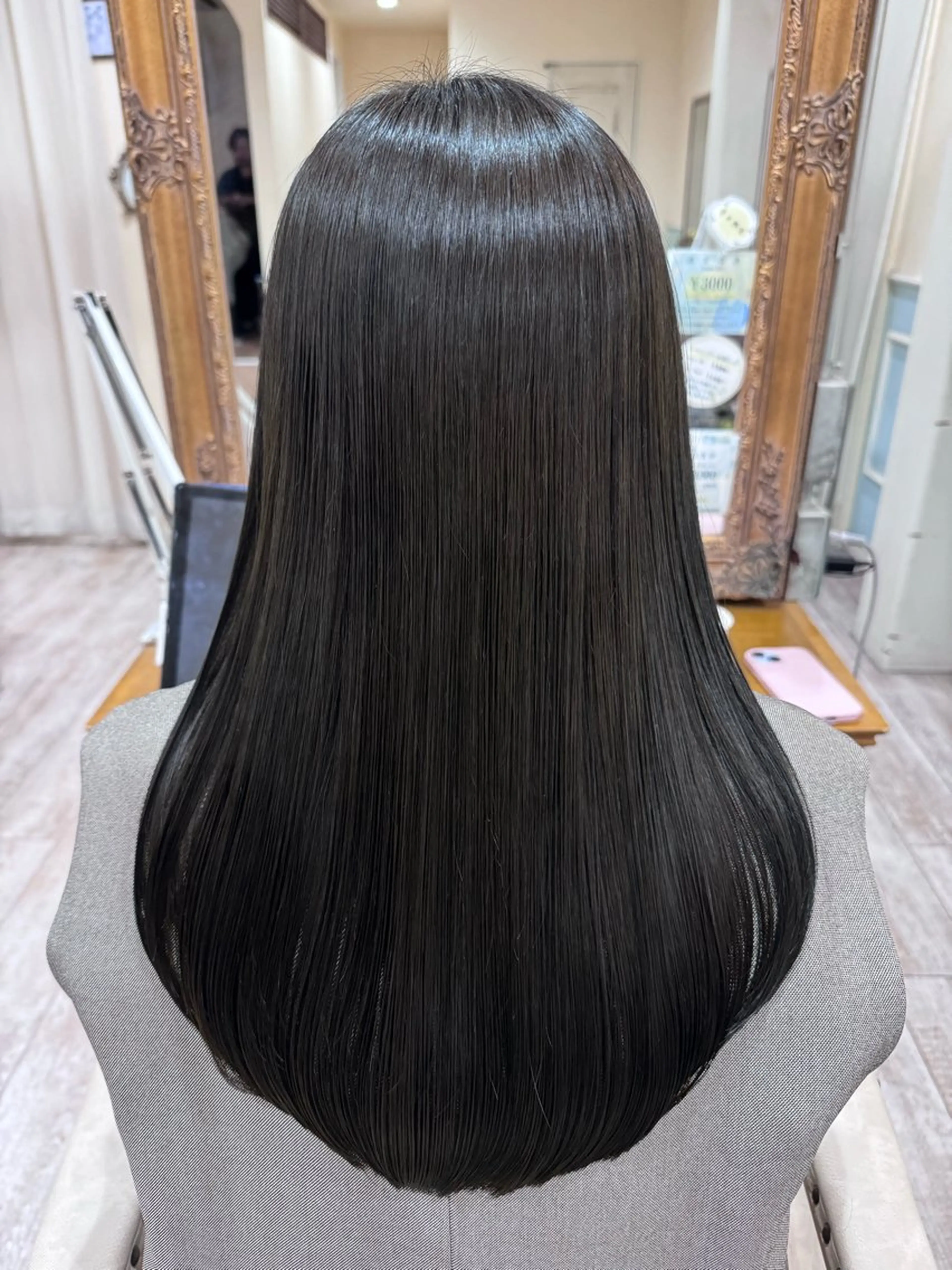 ロング カラー 髪質改善 トリートメント カット ヘアカラー 縮毛矯正 トリートメント 新越谷noble店長 松本拓也▶◀*.のヘアスタイル