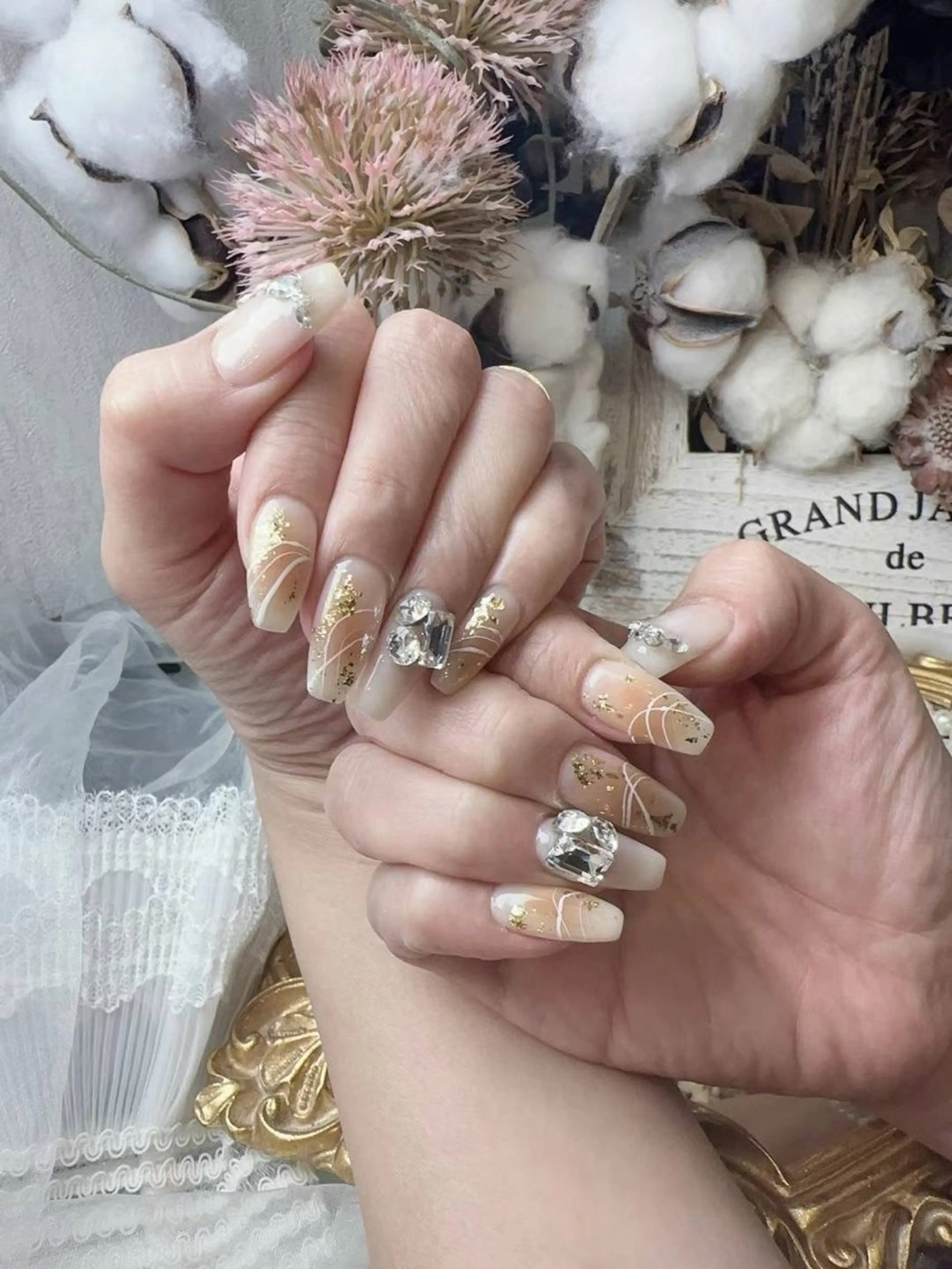 ネイル アートネイル チークネイル フラワーネイル フットネイル ジェルネイル Babarla nailのネイルデザイン