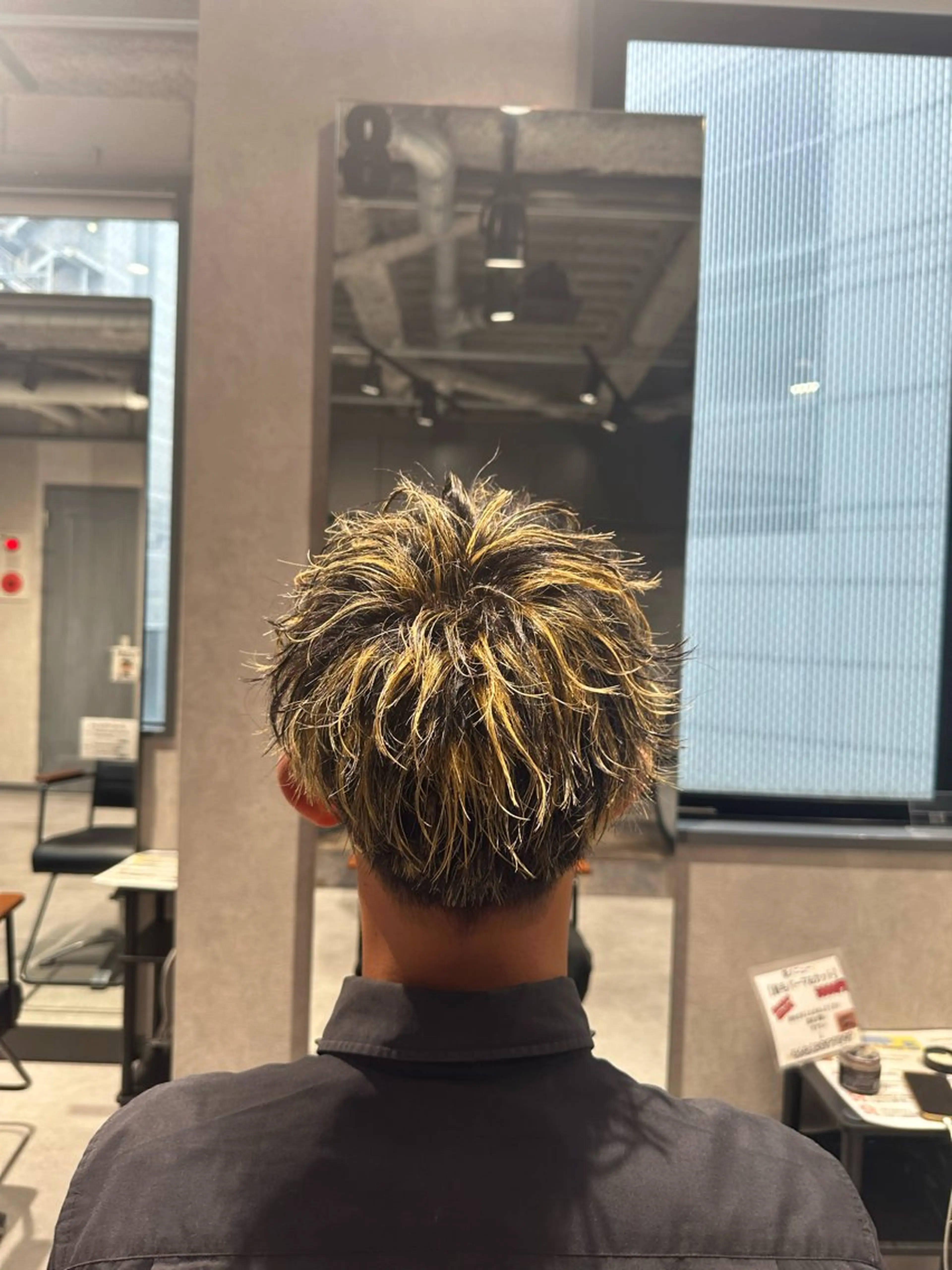 ショート カラー ヘアアレンジ メンズ メンズヘア静岡 ✂︎Ryuheiのヘアスタイル
