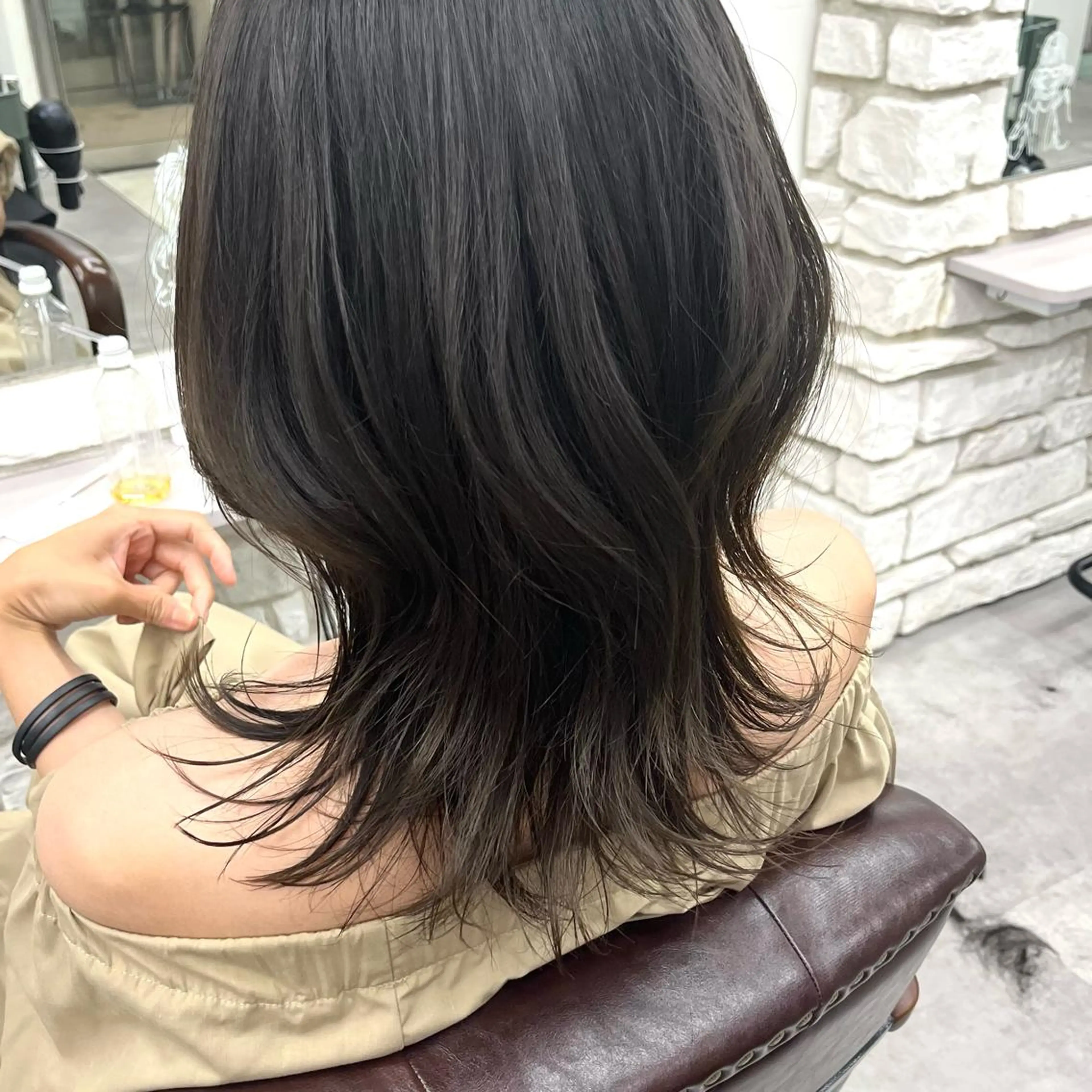 ロング カラー カット ヘアカラー トリートメント 巻ける髪質改善で美髪 にデザイン✨/よしみのヘアスタイル