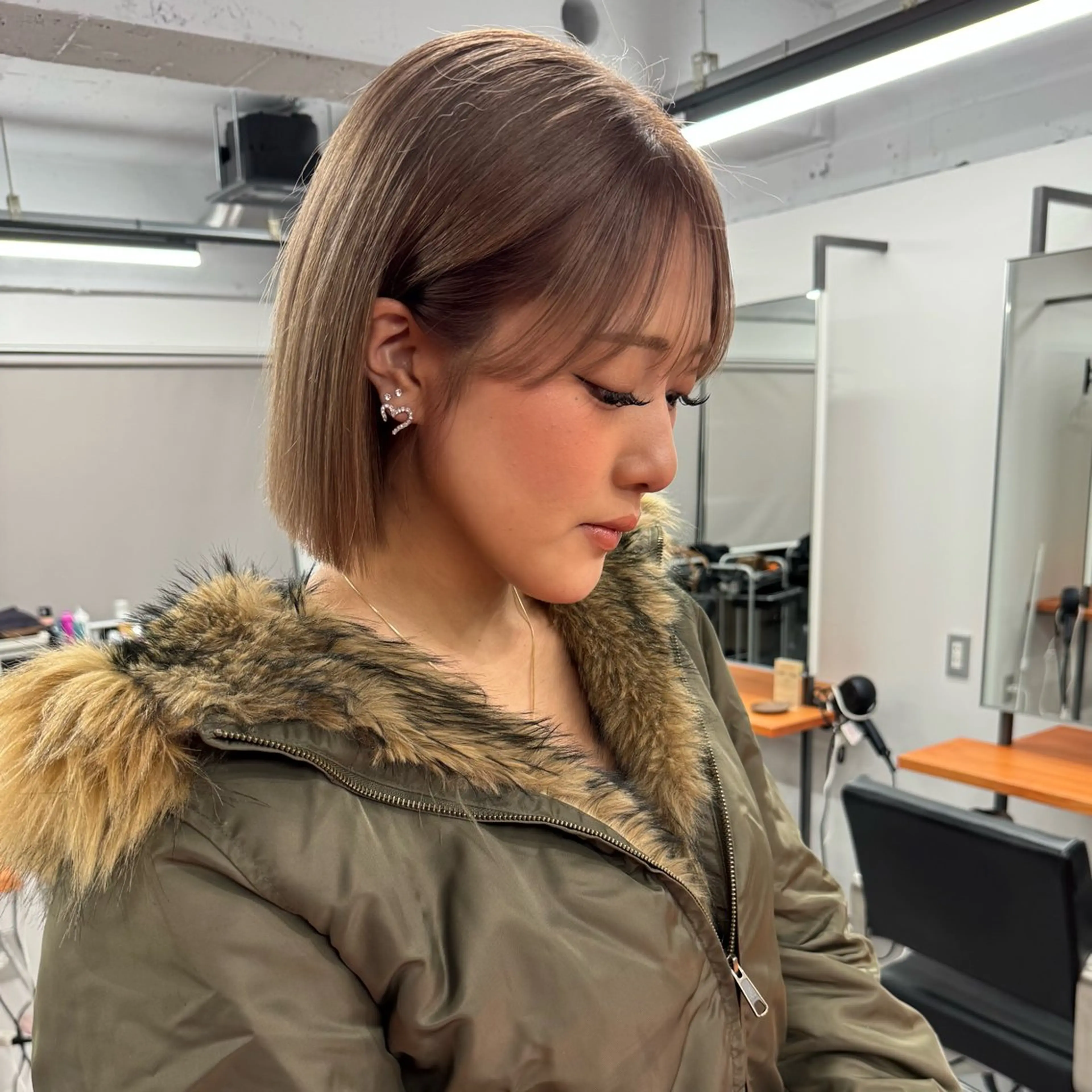 前髪・顔まわりカット+オージュアトリートメントの写真