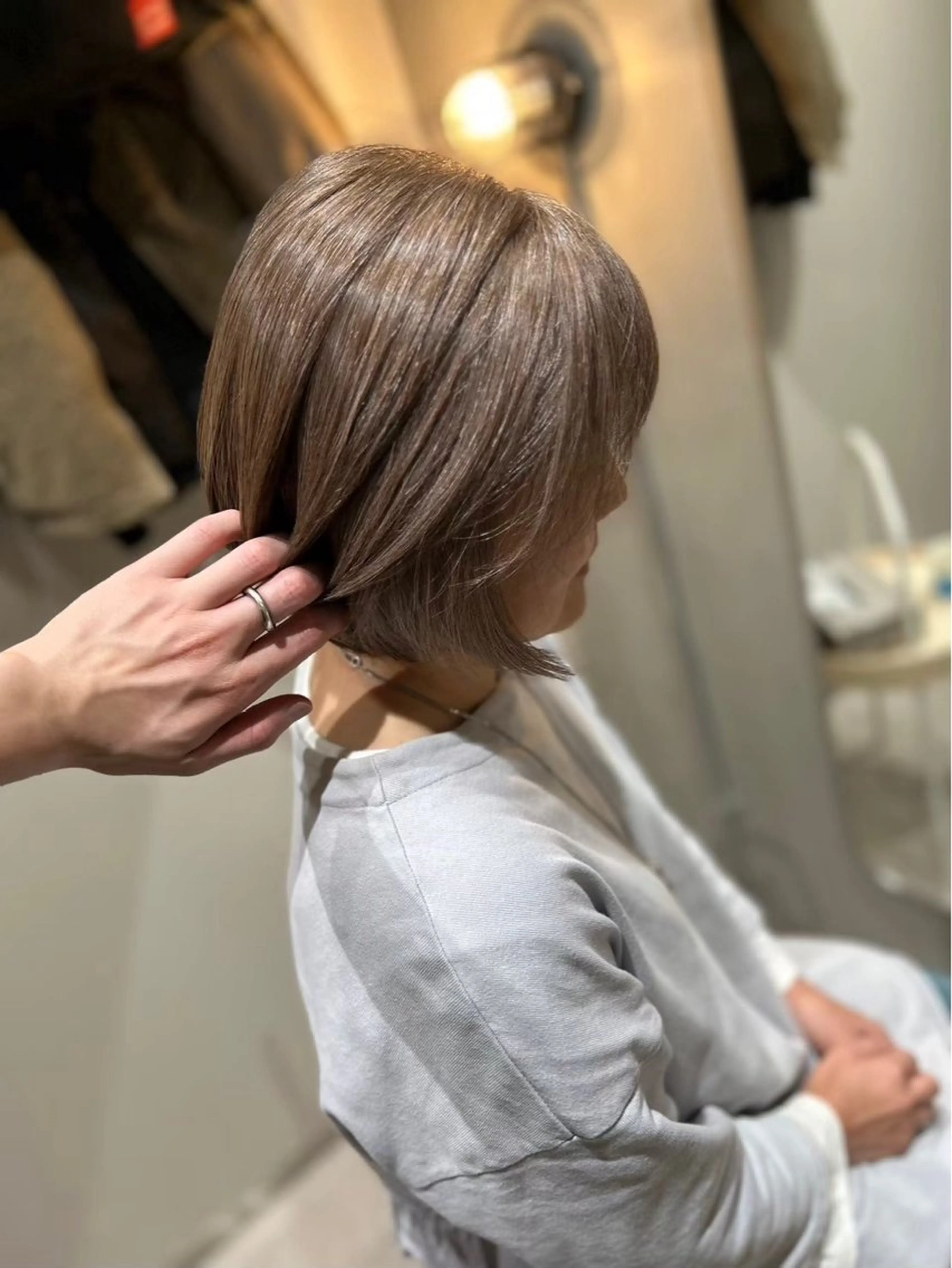 ショート カラー 脱白髪染め❕白髪 ぼかし特化🌟ヨコタのヘアスタイル