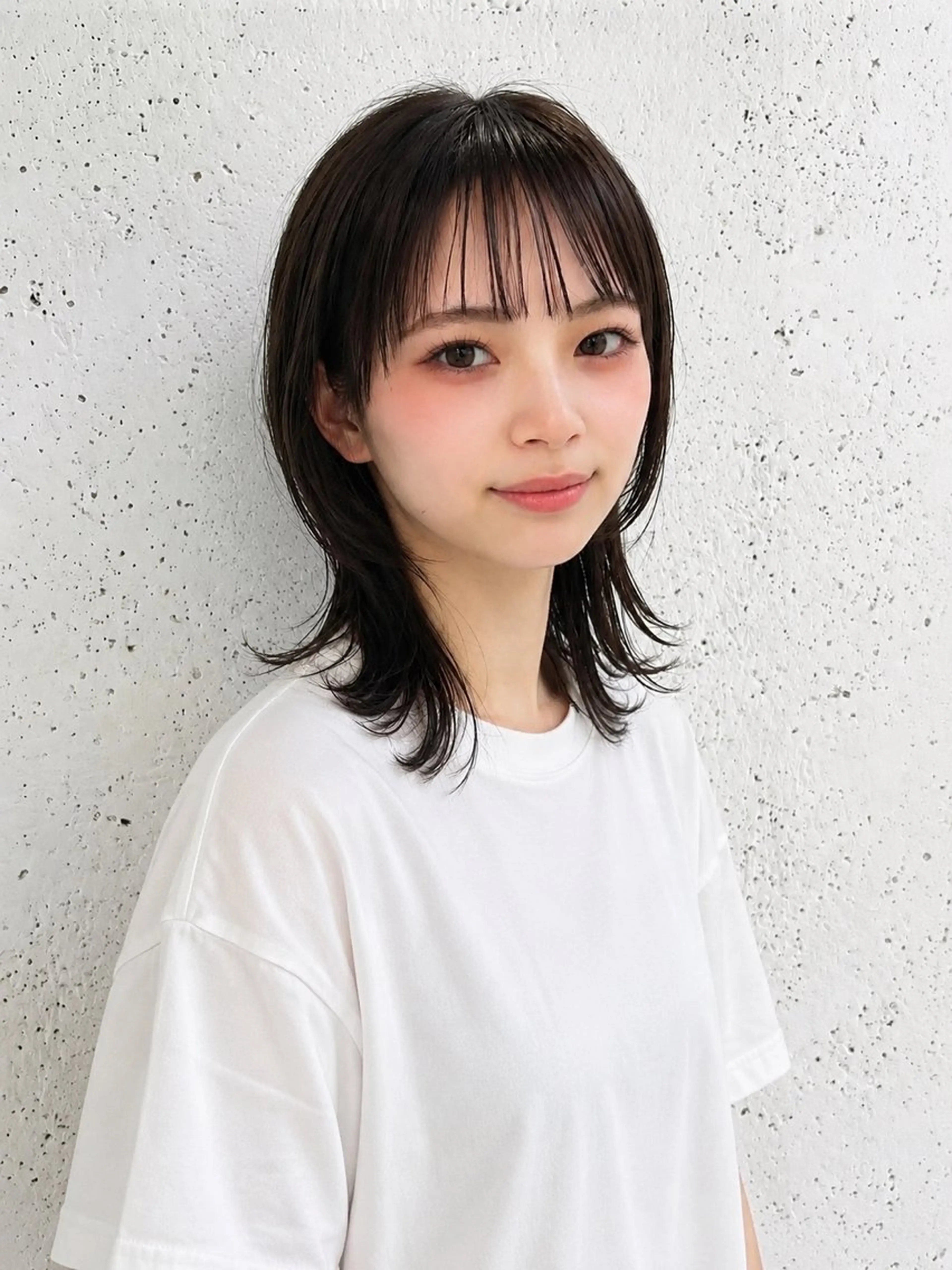 ミディアム カット ヘアカラー トリートメント ＊美髪縮毛矯正＊髪質 改善/RYUTAのヘアスタイル