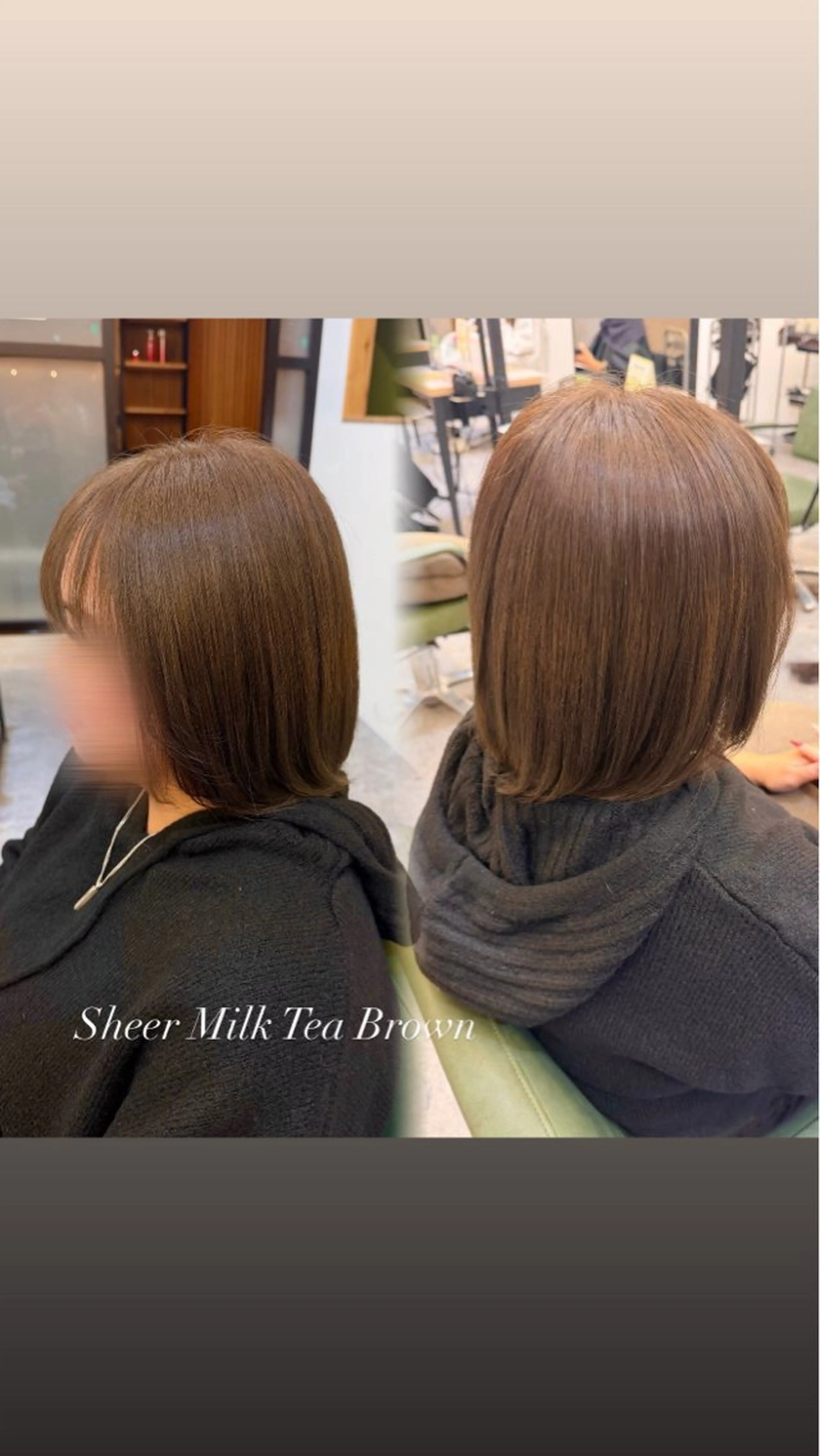 ショート カラー カット ヘアカラー トリートメント 𝐌𝐢𝐮 /6月から復帰のヘアスタイル