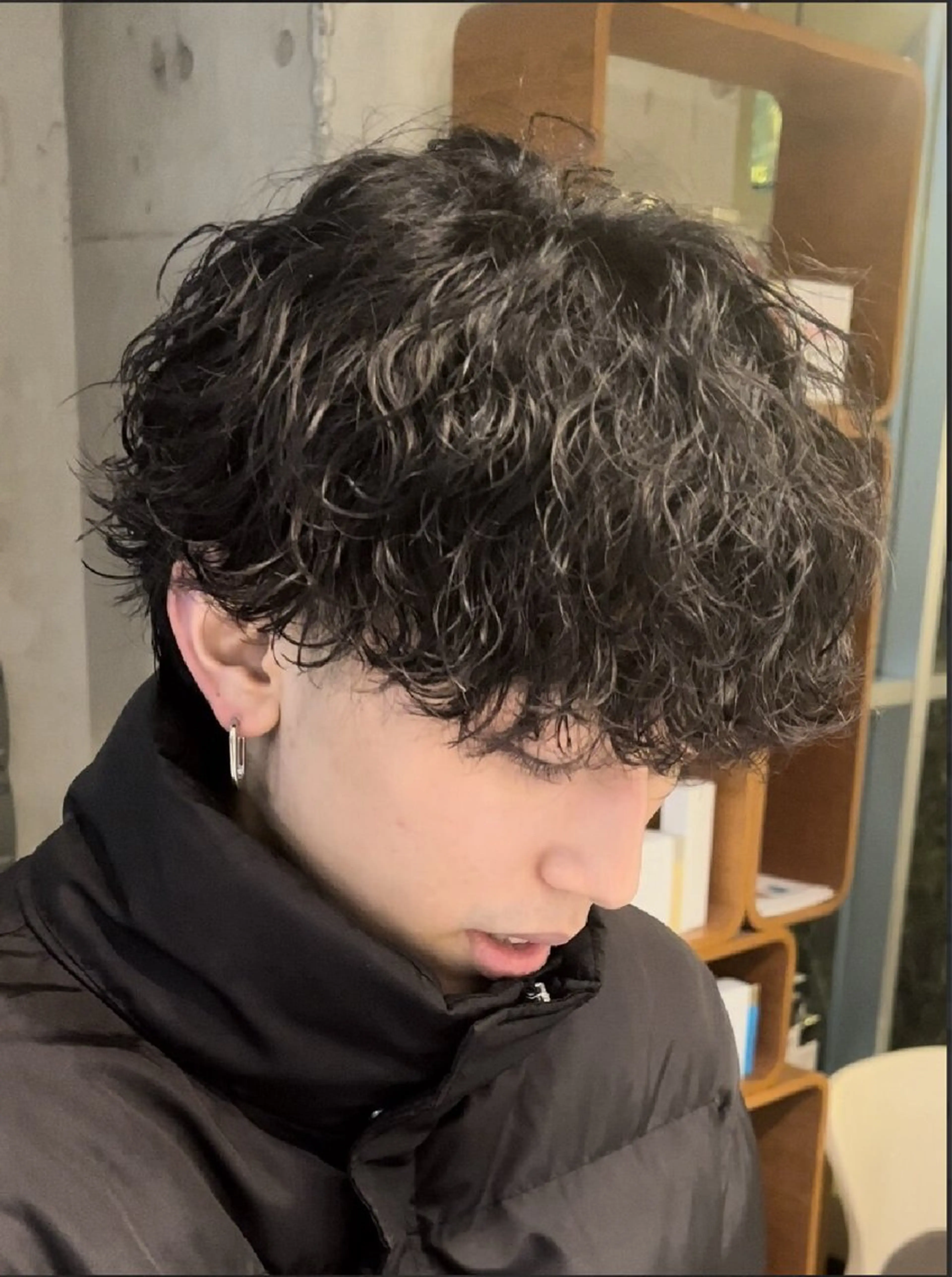 メンズ カット パーマ fifth春山 凜乃介のヘアスタイル