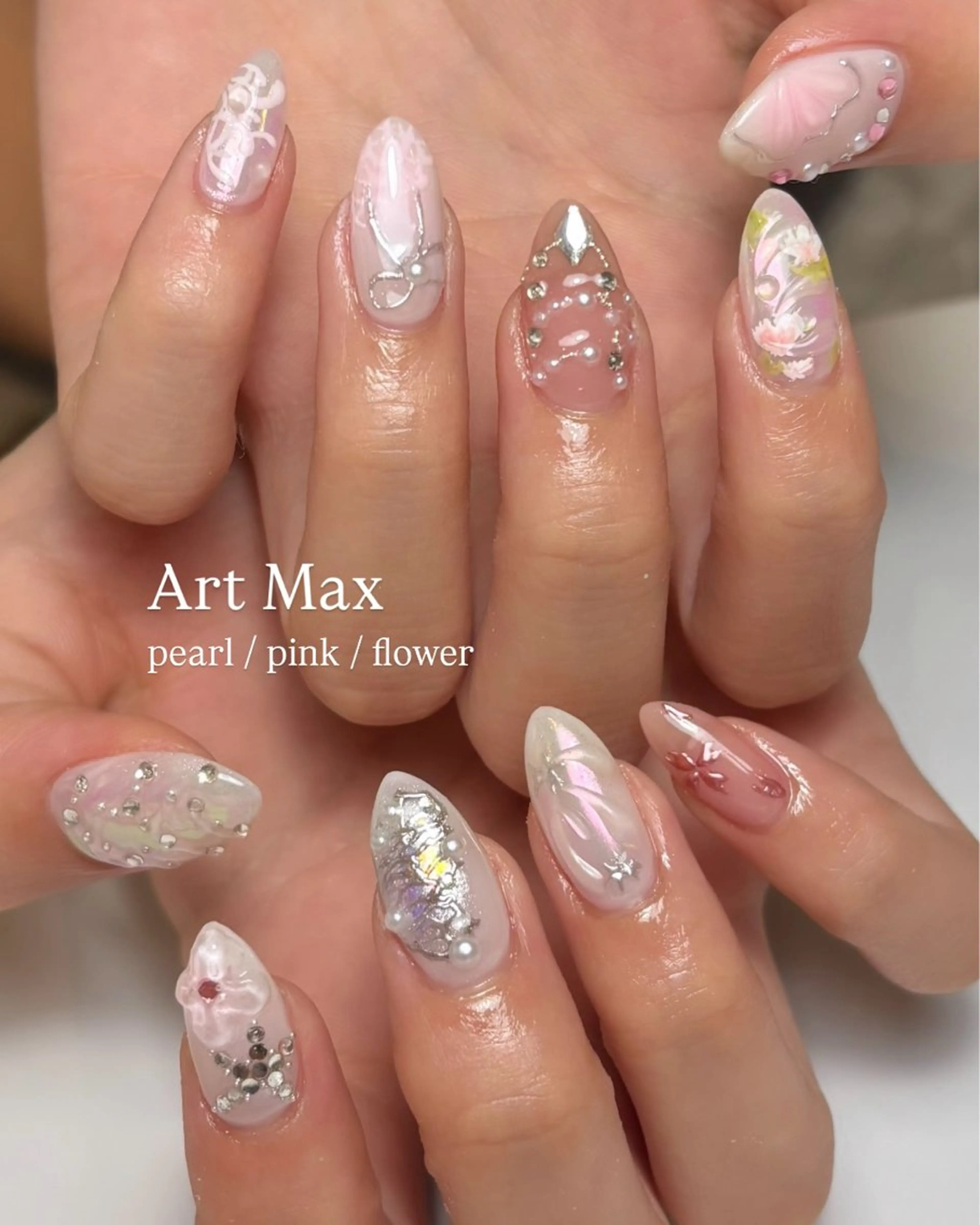 ネイル アートネイル 持ち込み ハンドネイル Ballie/ Mizukiのネイルデザイン