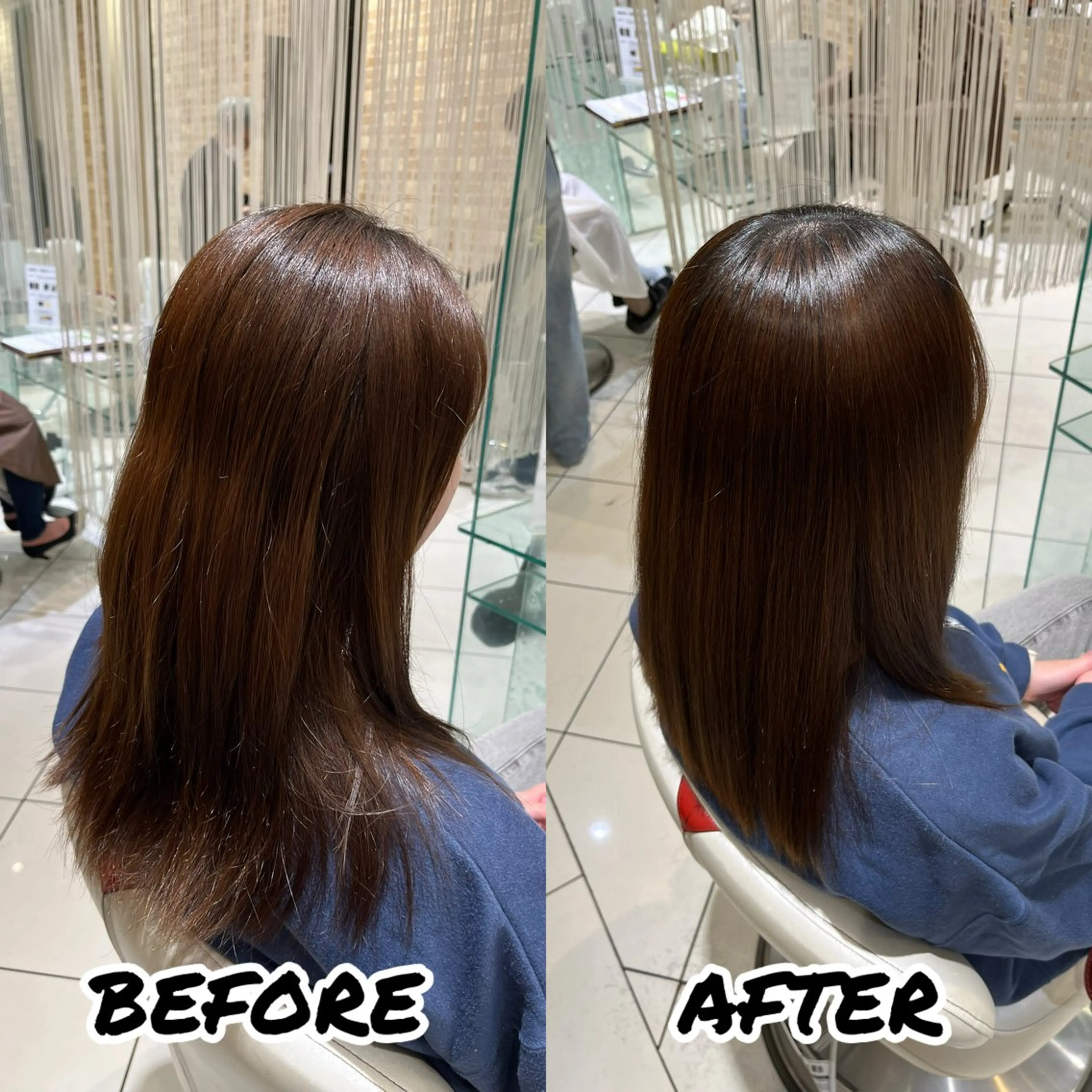 ロング 髪質改善 縮毛矯正 カット 縮毛矯正 トリートメント 髪質改善美容師 鈴木のヘアスタイル