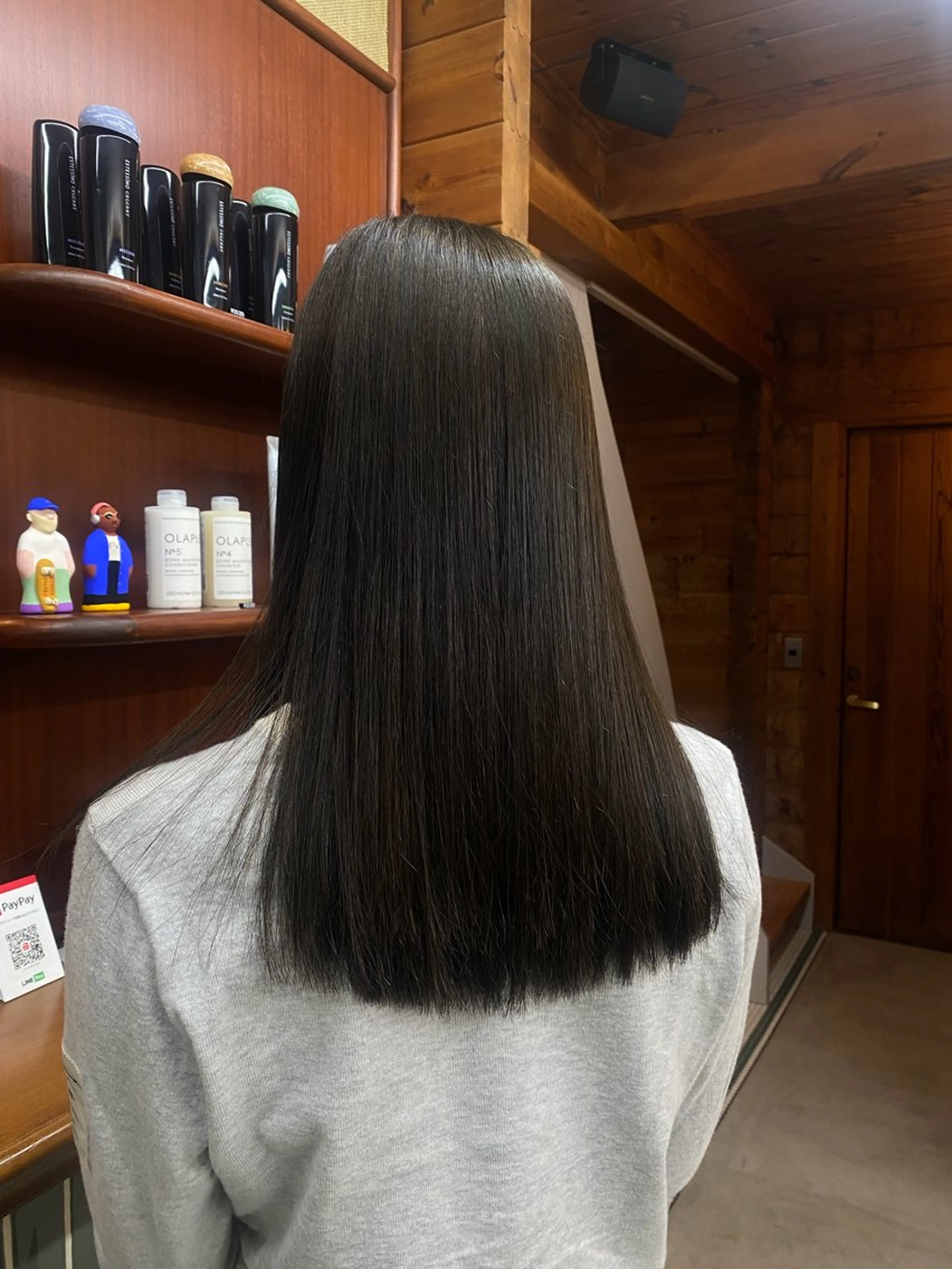 カラー ブラウンカラー オリーブブラウン ヘアカラー 長嶋 まりののヘアスタイル