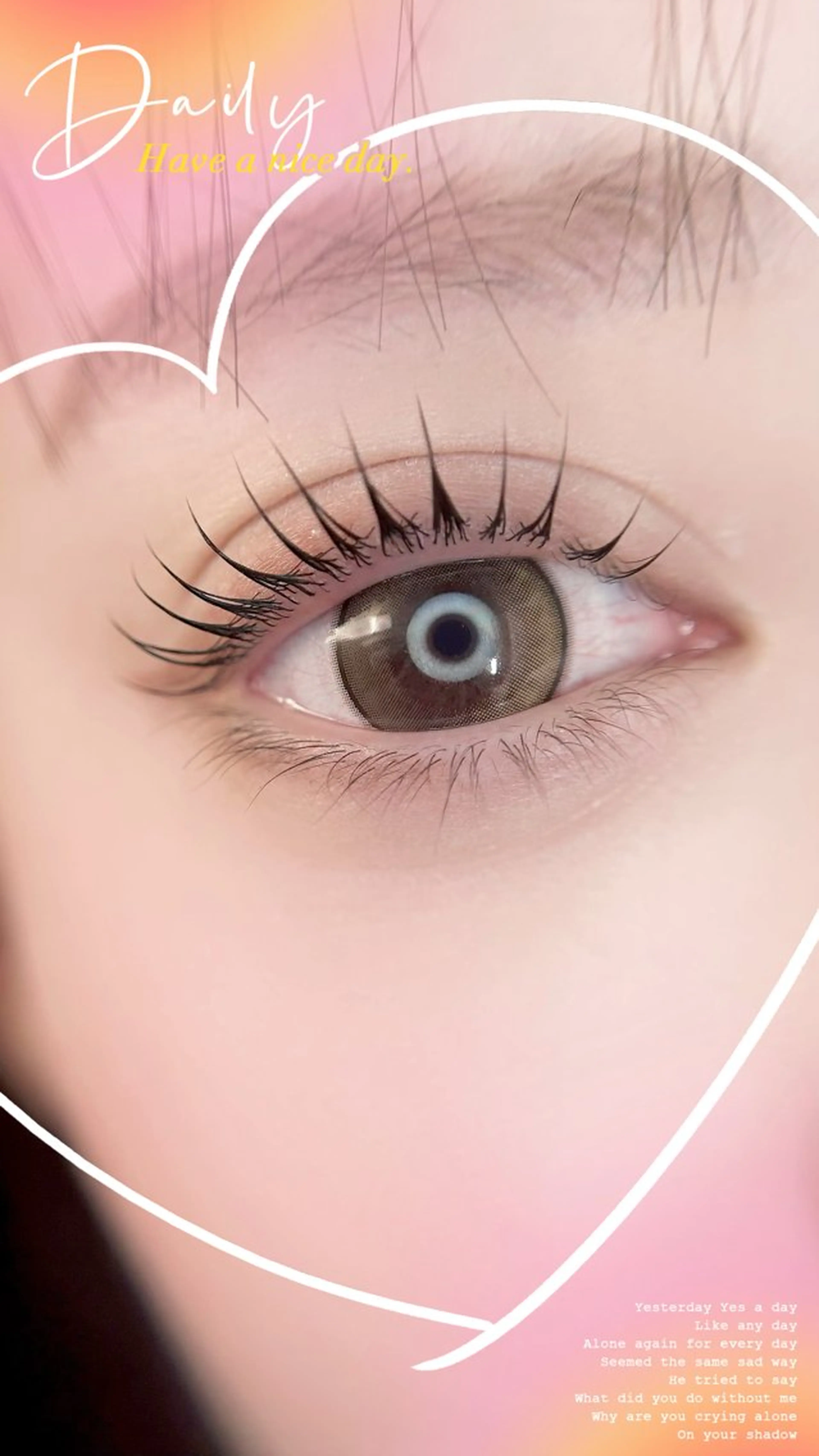 マツエク・マツパ マツパ 🎀eyelist. mizuki🐈‍⬛の眉毛・アイブロウイメージ