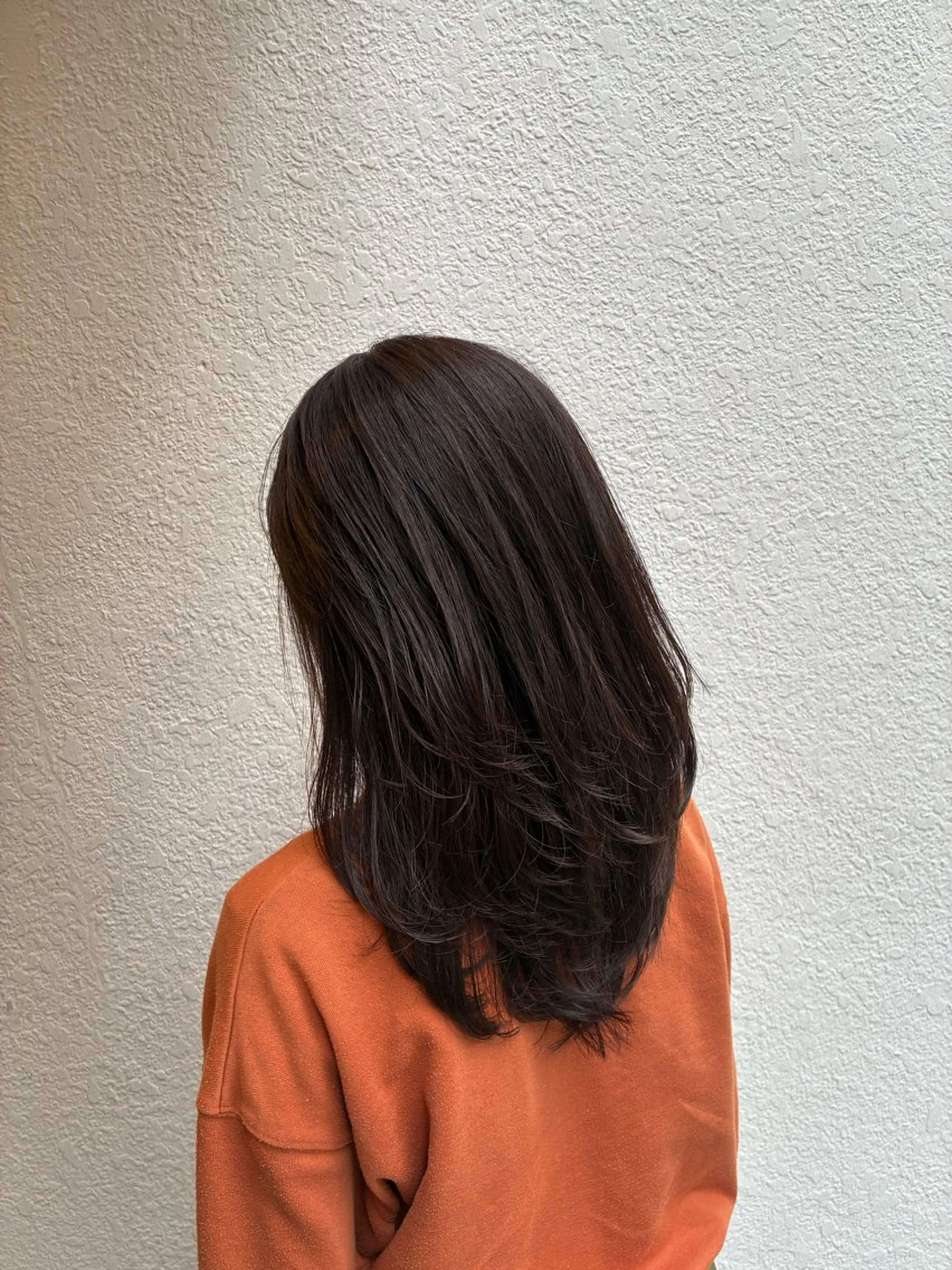 セミロング レイヤーカット メンズカット◎さくら /眉毛/メンズパーマのヘアスタイル