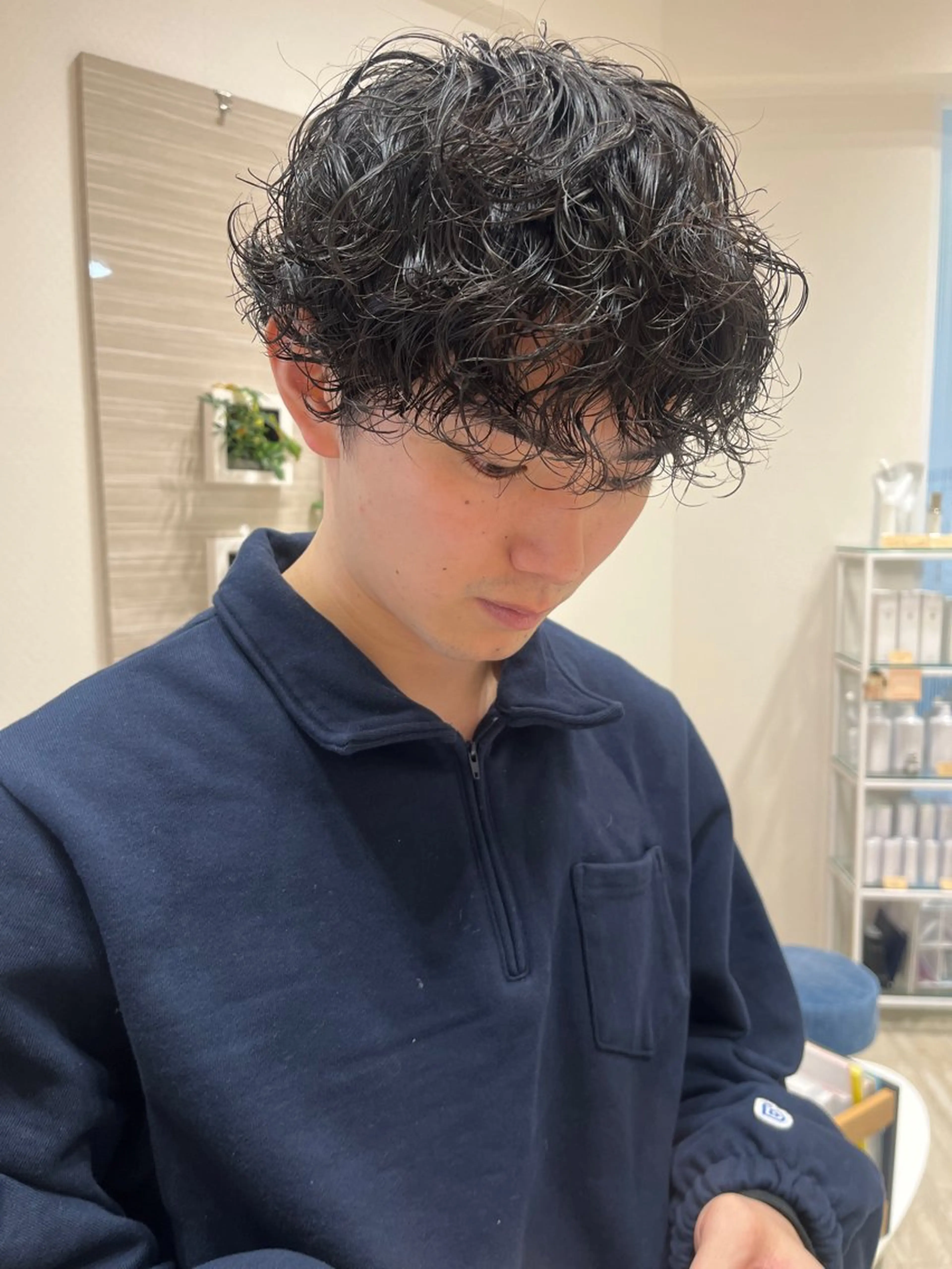 〈ミニモ限定20パーセントoff〉メンズカット+パーマの写真