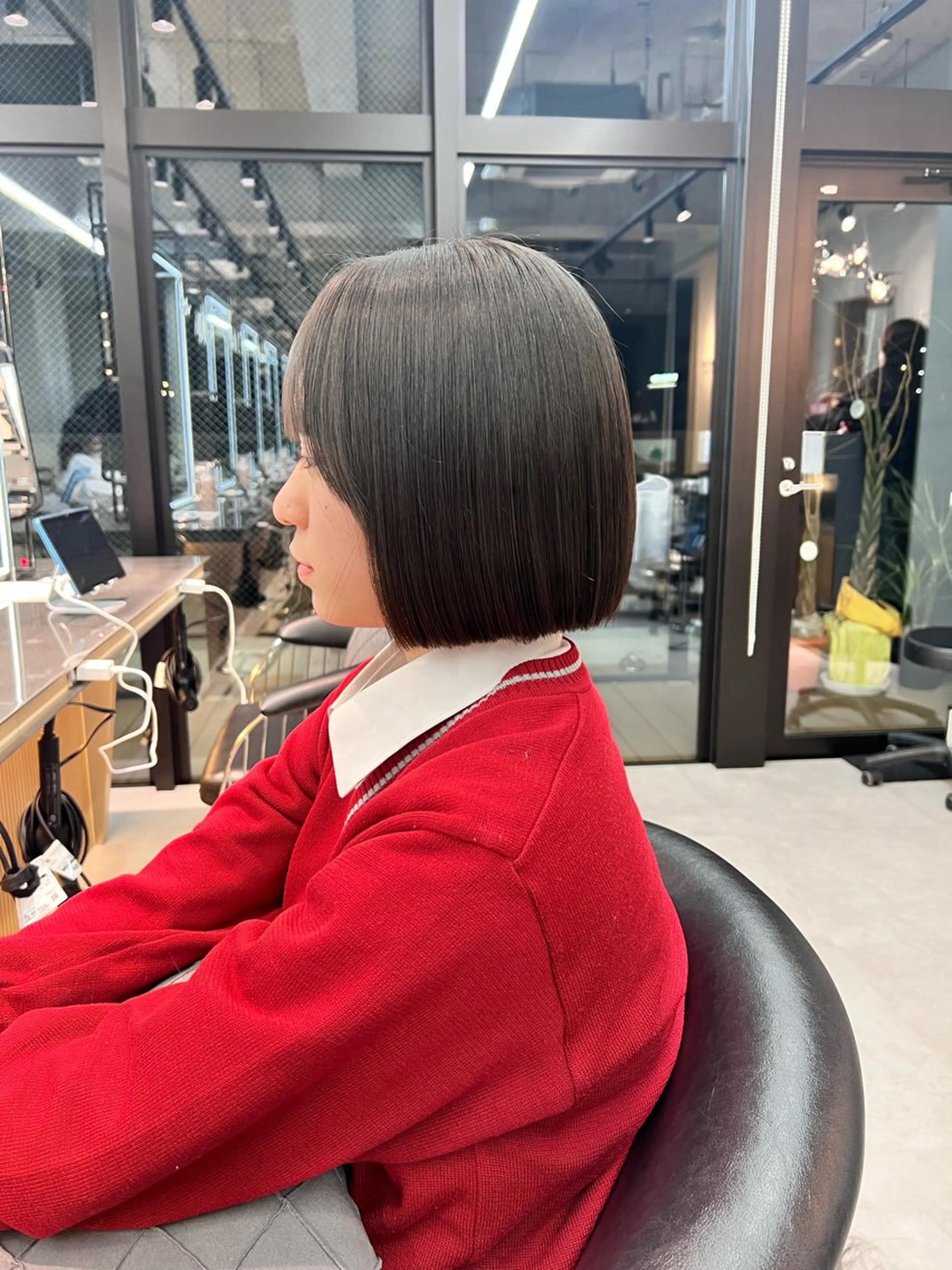 ショート ボブ 似合わせカラー× ウルフカット/ホマレのヘアスタイル