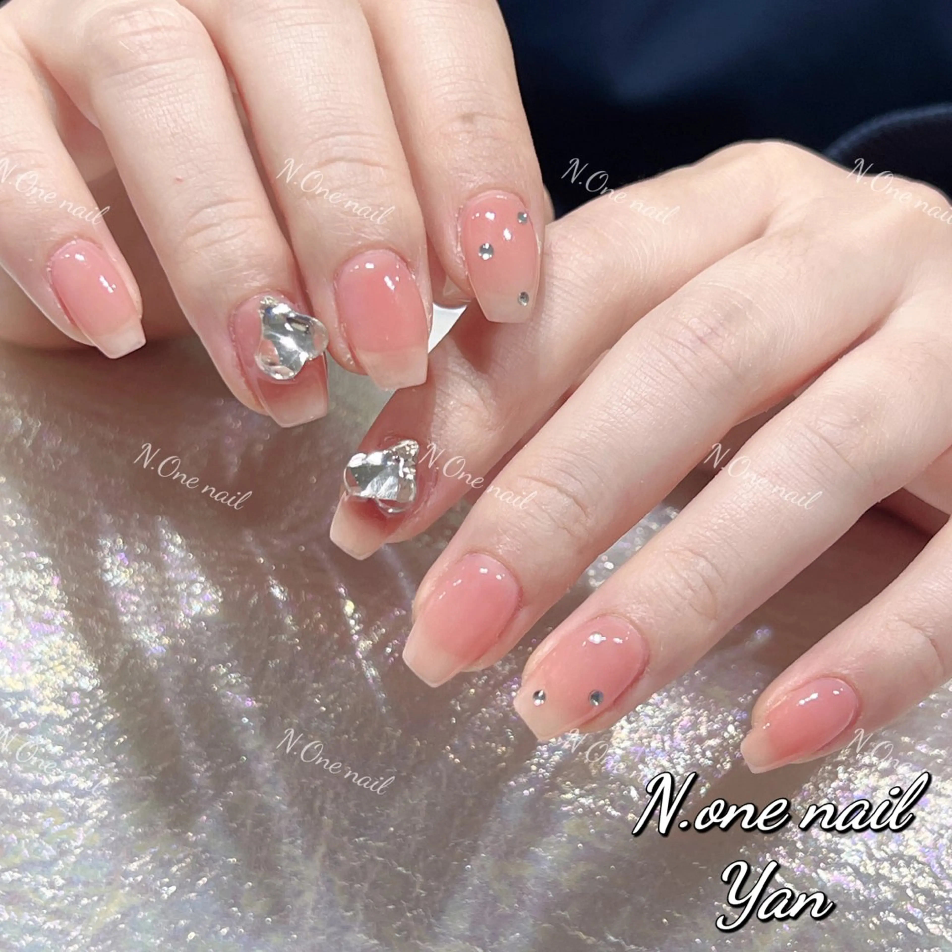 ネイル 長いだし/スカルプ/ パラシェルN.oneのネイルデザイン