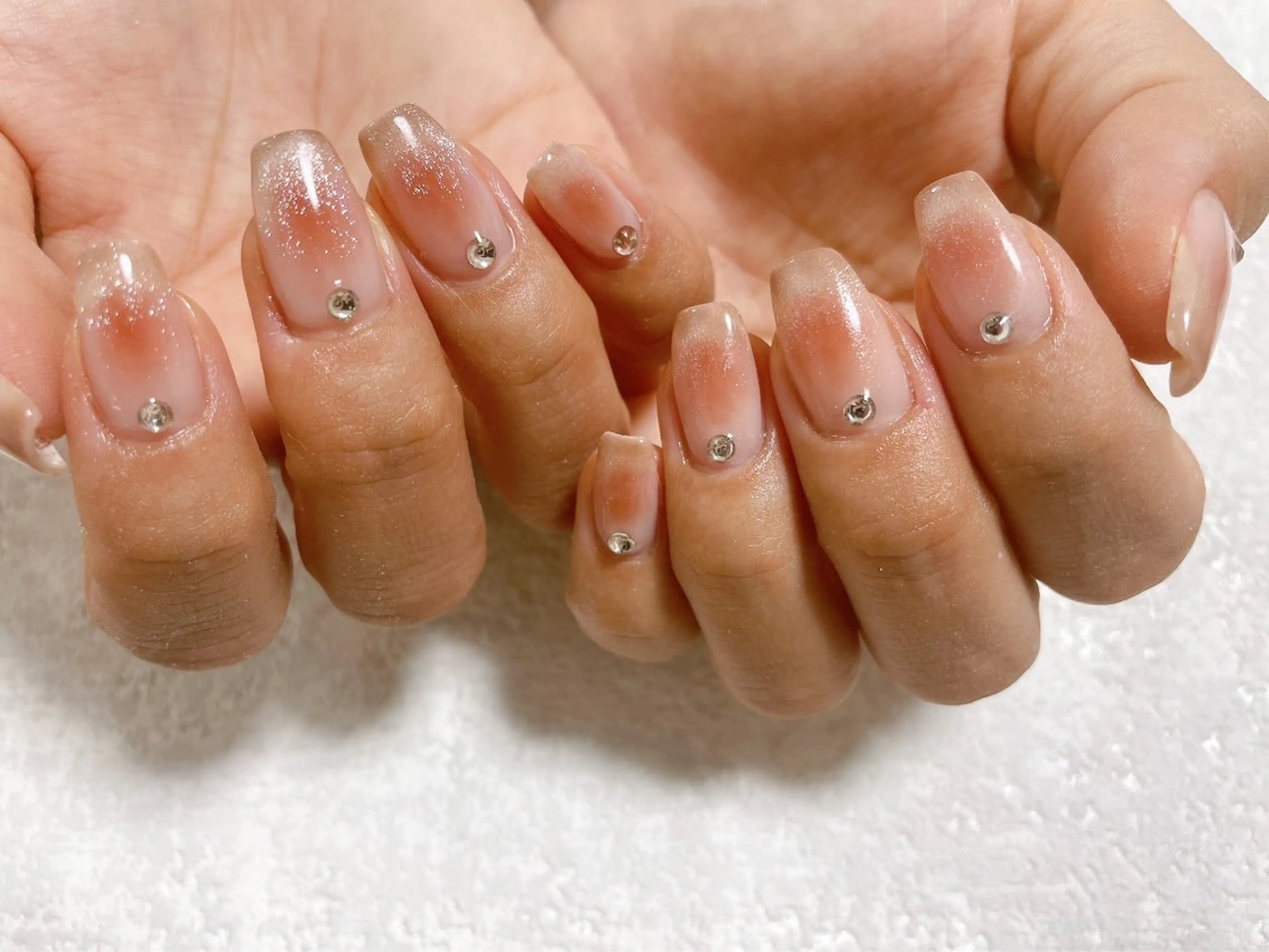 ネイル ジェルネイル グラデーション 韓国ネイル マグネットネイル メンズネイル kiki nail たまプラーザのネイルデザイン