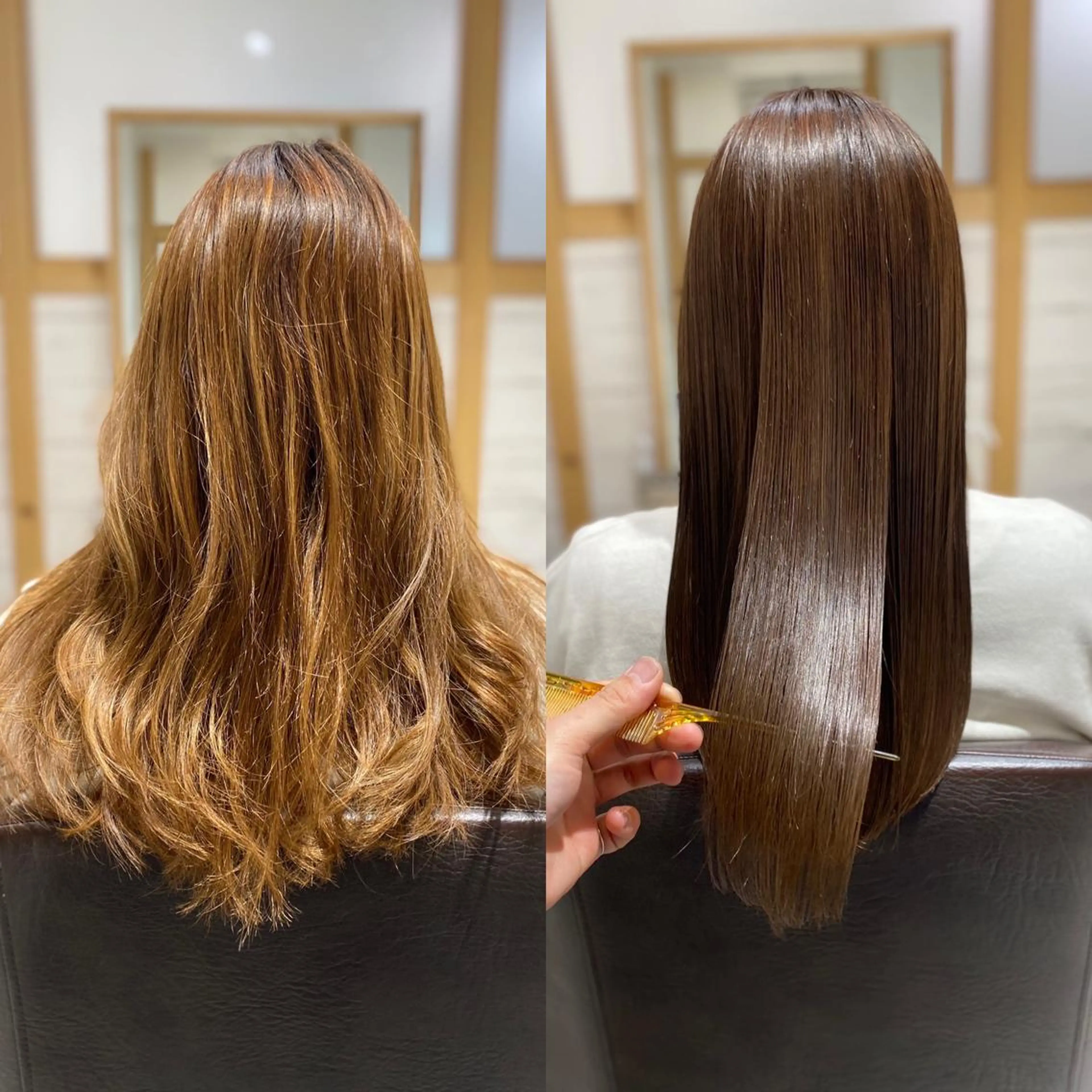 ロング カラー トリートメント 酸熱トリートメント ✨髪質改善特化✨ HAJIMEのヘアスタイル