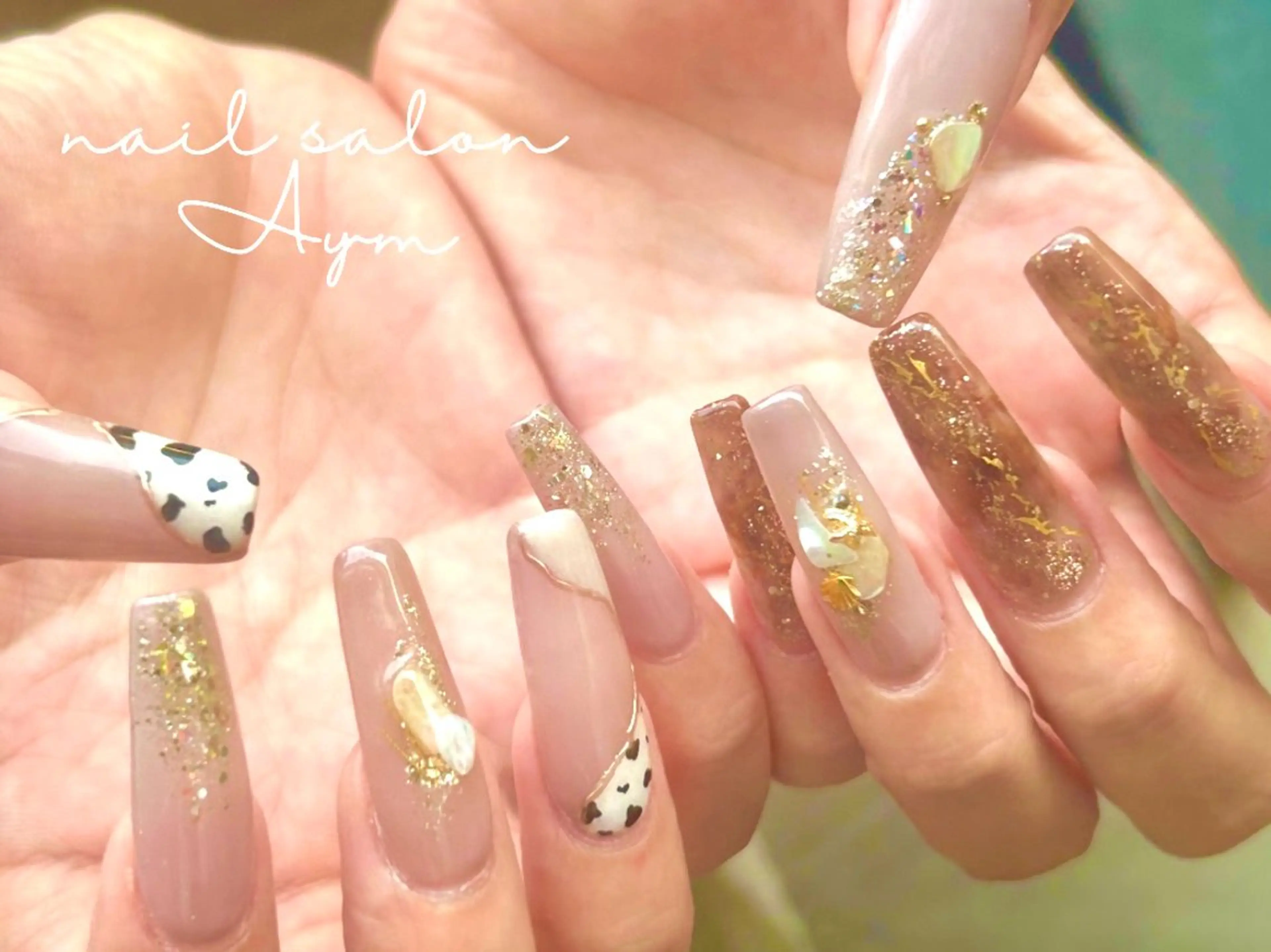 ネイル 持ち込み nail salon Aymのネイルデザイン
