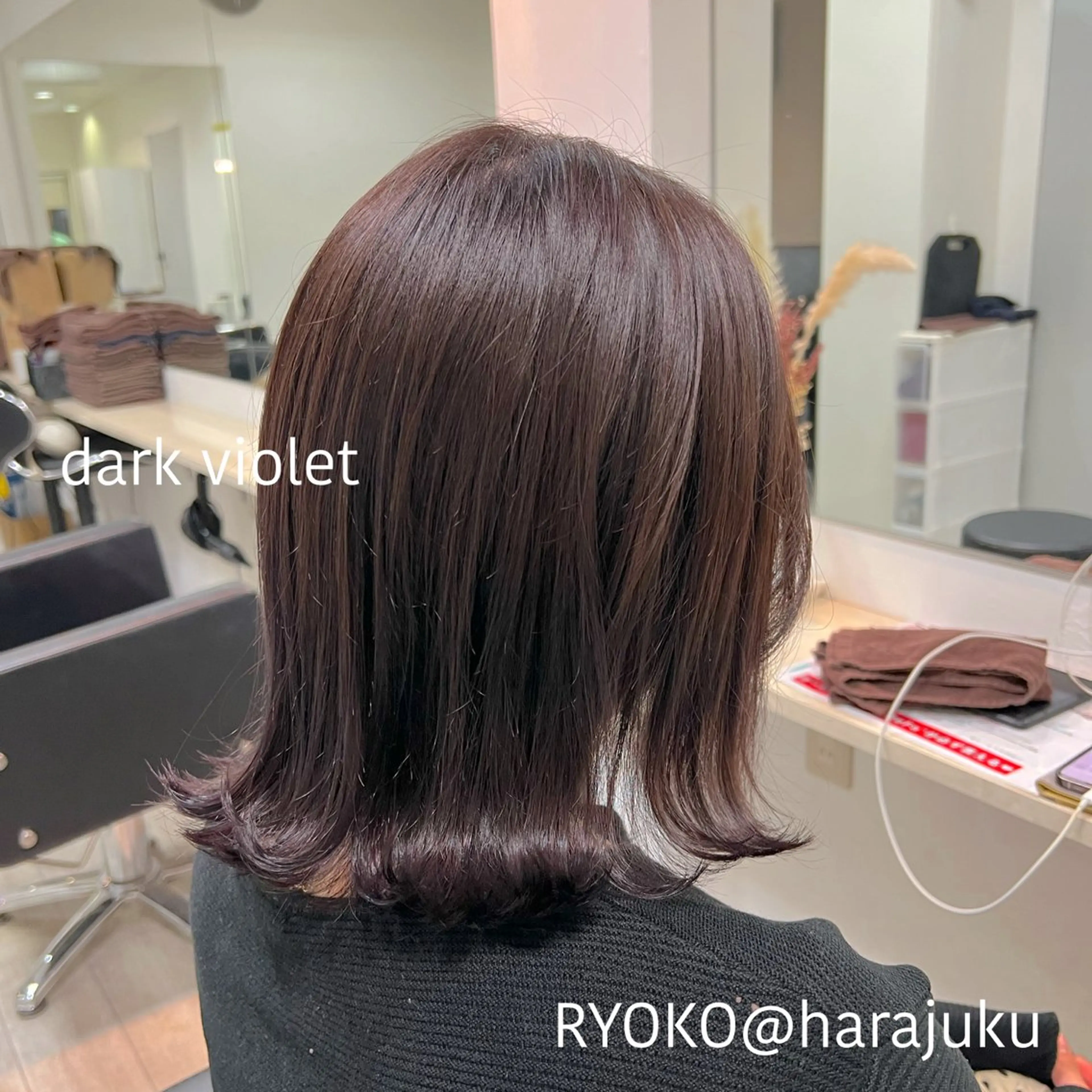 ミディアム カラー ヘアカラー トリートメント 🤍美髪×艶カラー RYOKO🤍のヘアスタイル