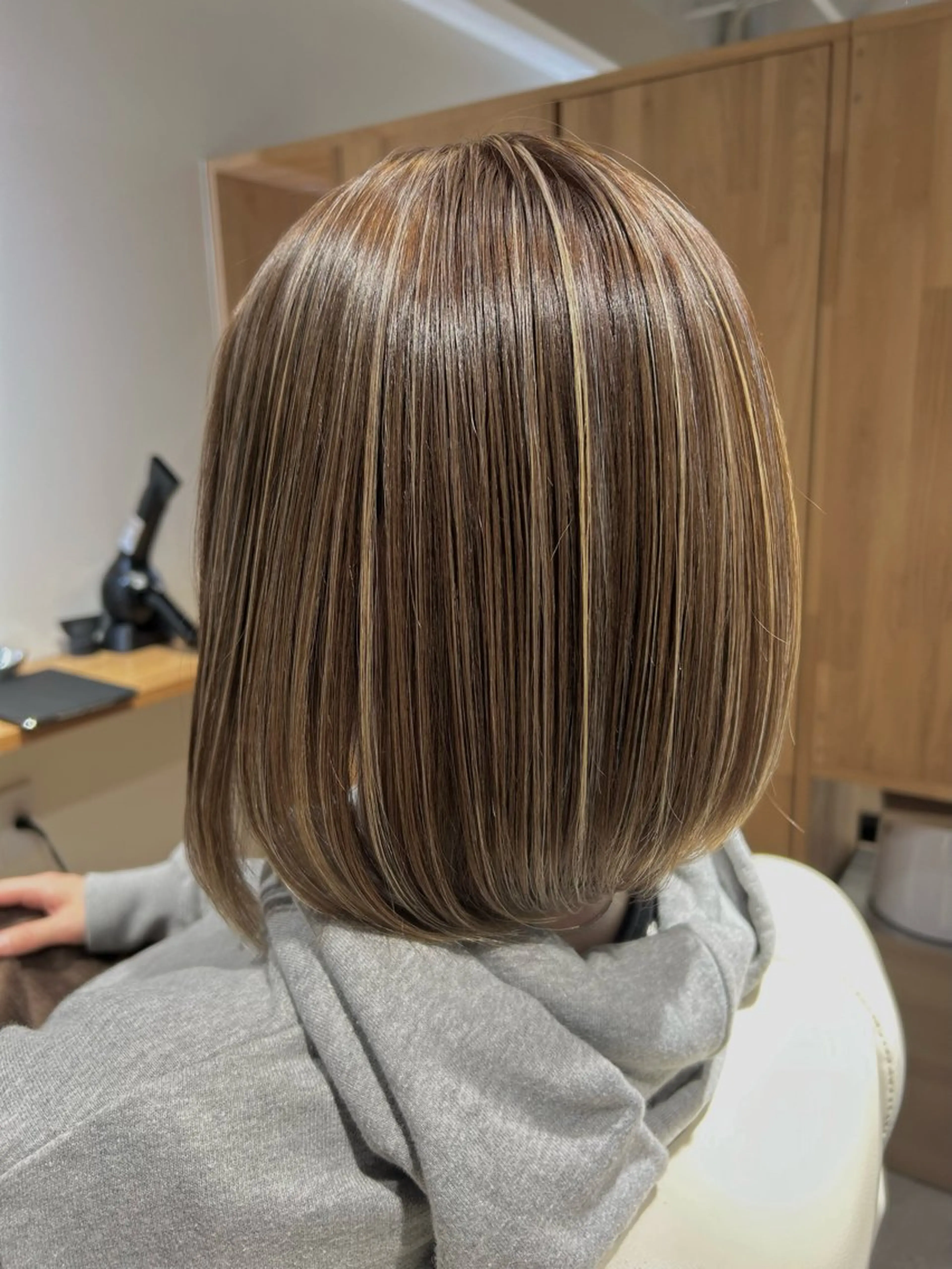 ミディアム カラー トリートメント ヘアカラー トリートメント 🏆蔵前個室 美容院🏆　大川月央のヘアスタイル