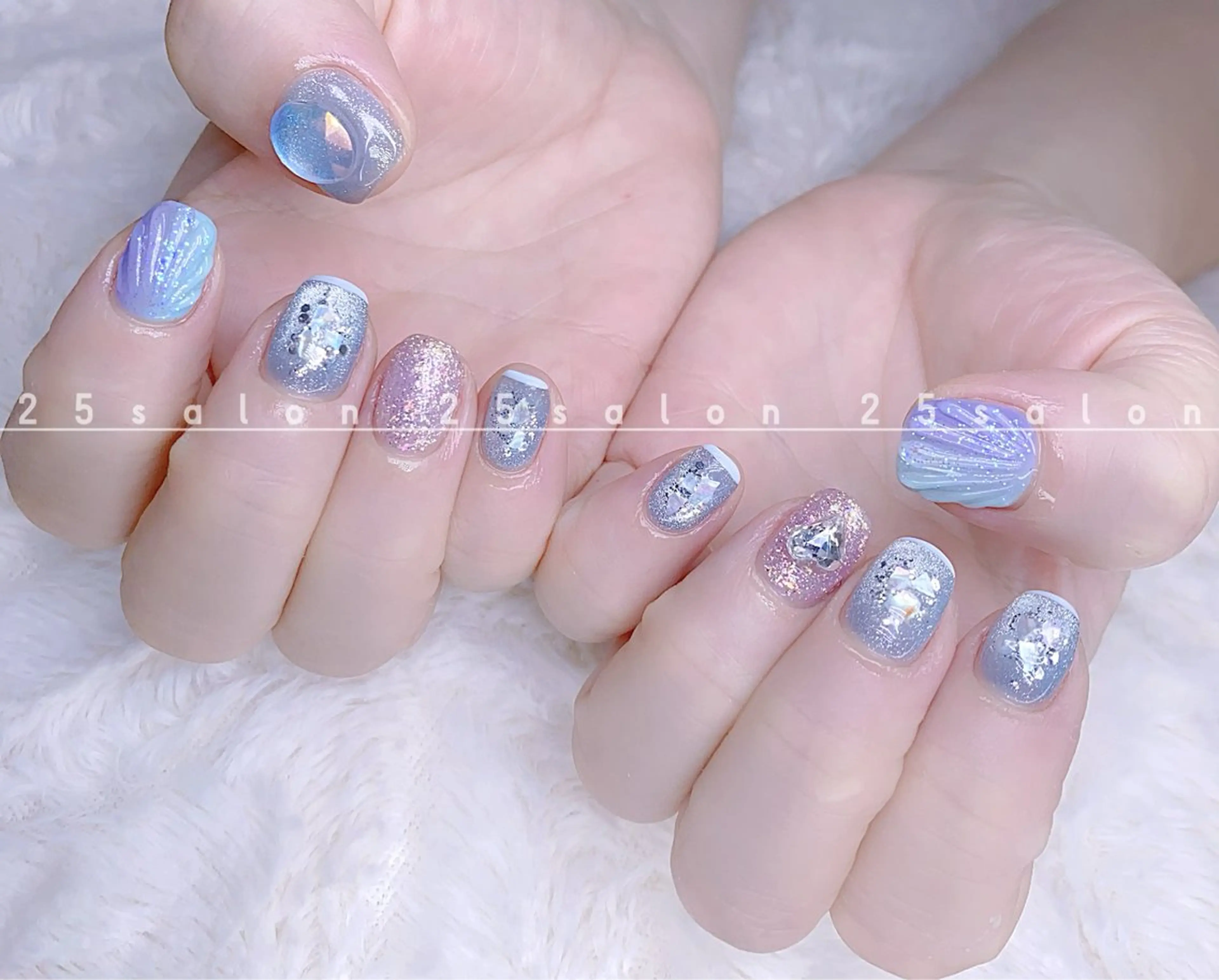 ネイル ジェルネイル 韓国ネイル ニュアンスネイル パラジェル ワンホンネイル 2 5のマツエク・マツパデザイン