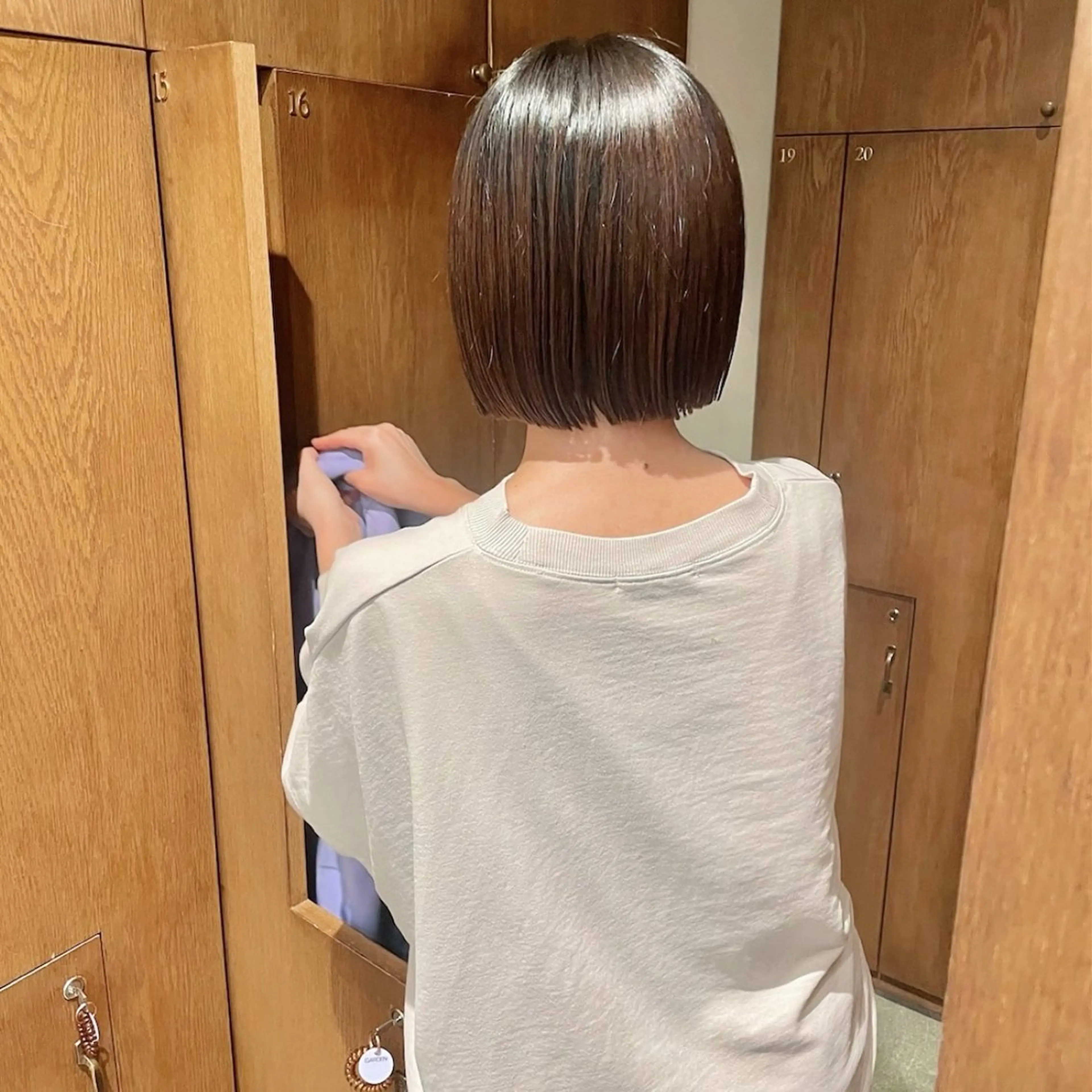 ボブカットの写真