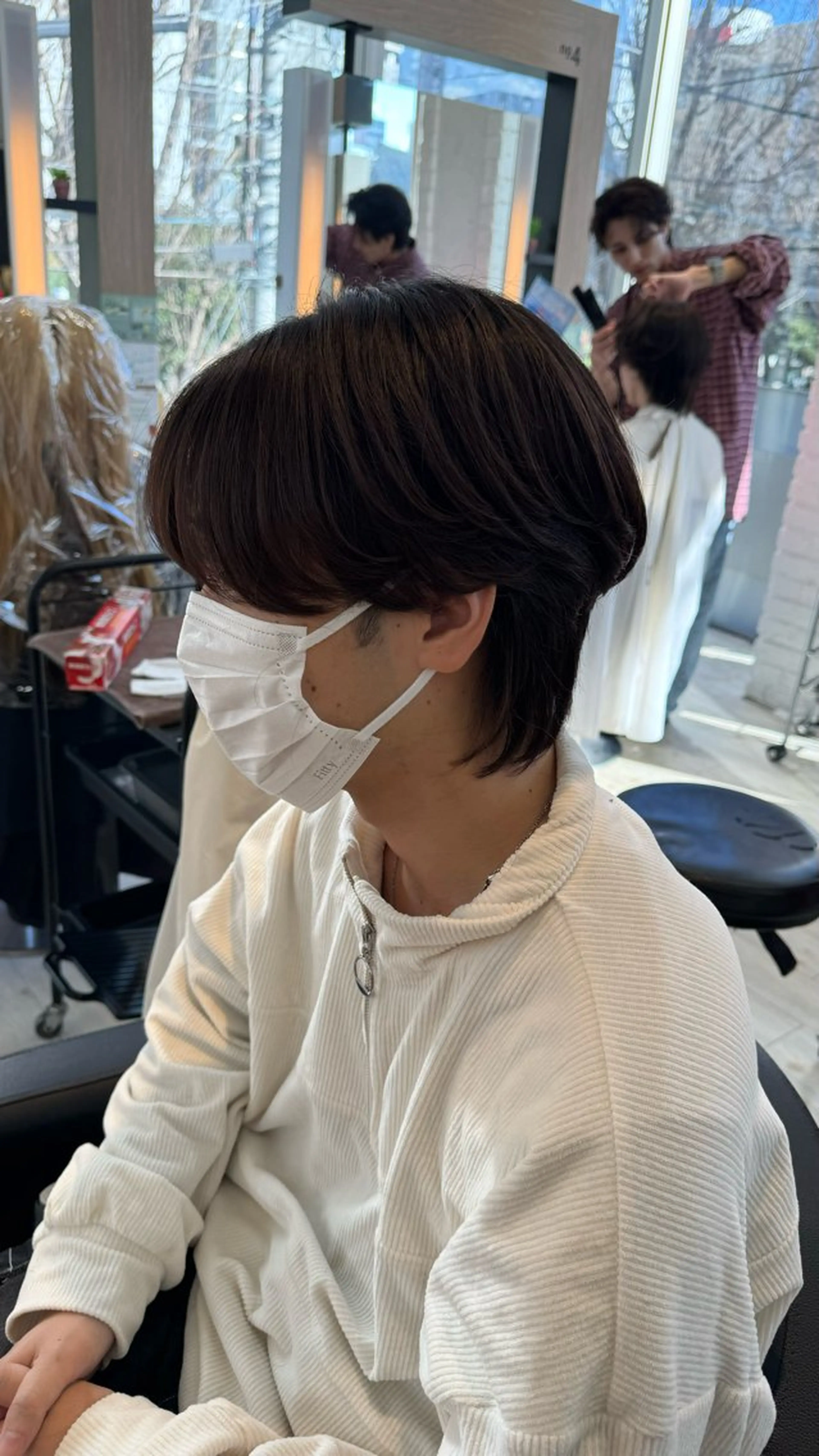 メンズ メンズ韓国風 マッシュ シースルーマッシュ rinko/メンズ/ ブリーチカラー/栄のヘアスタイル