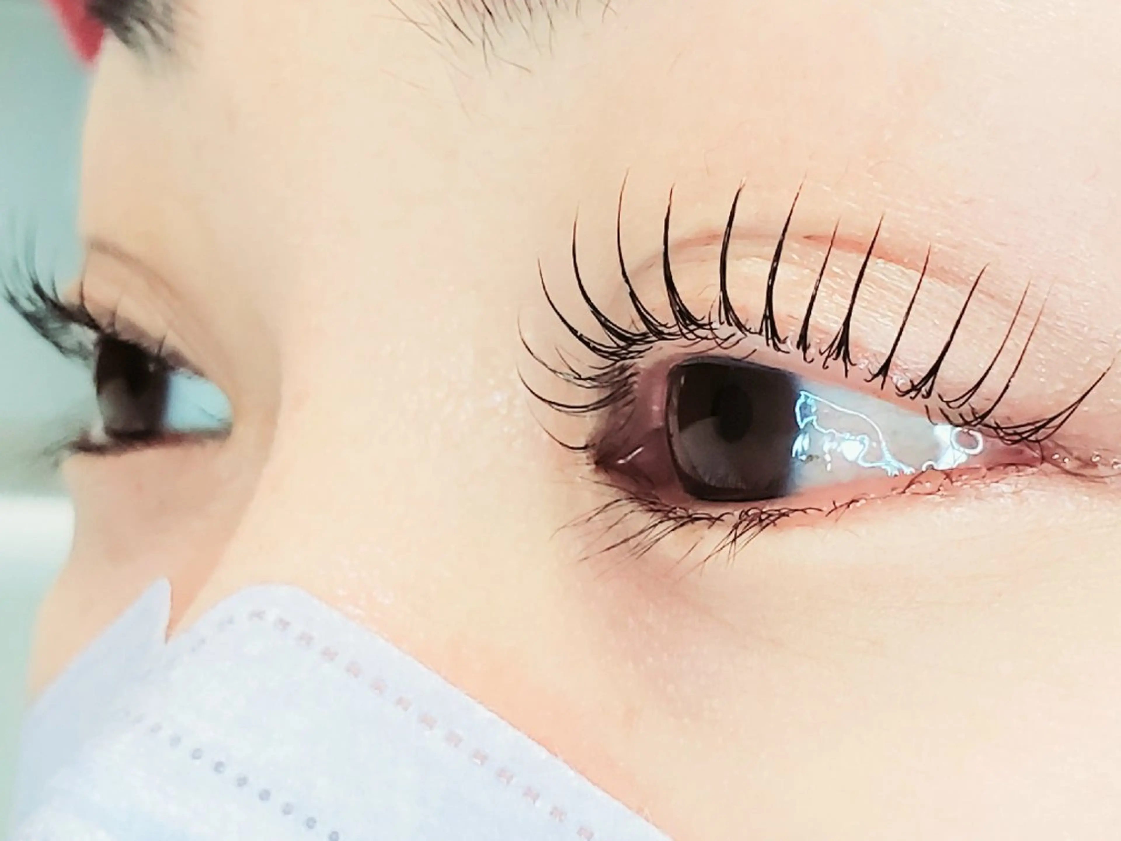 SNSで話題沸騰中☆【マスカラパーマ】黒ティントの写真