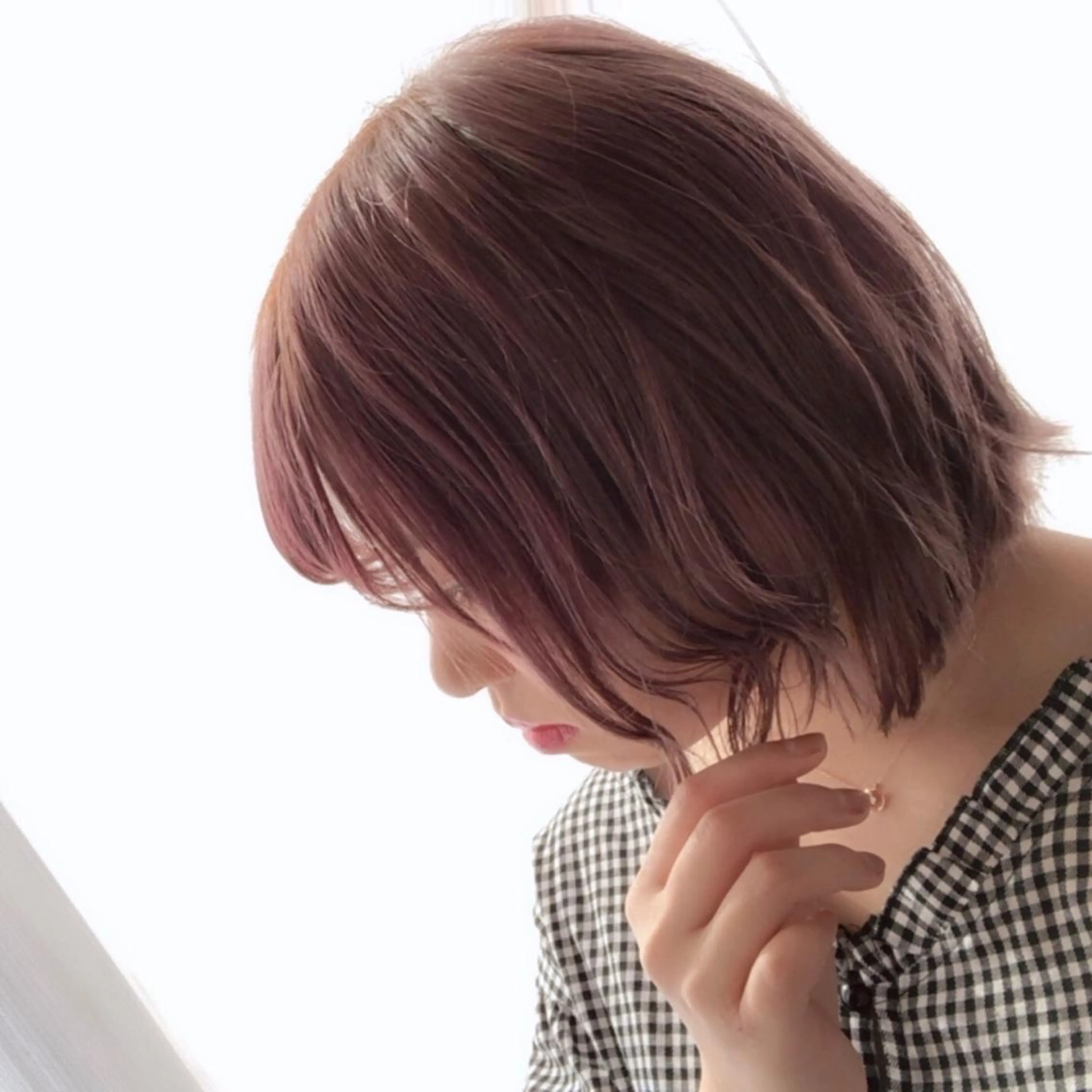 ミディアム カラー 髙井 麻帆のヘアスタイル
