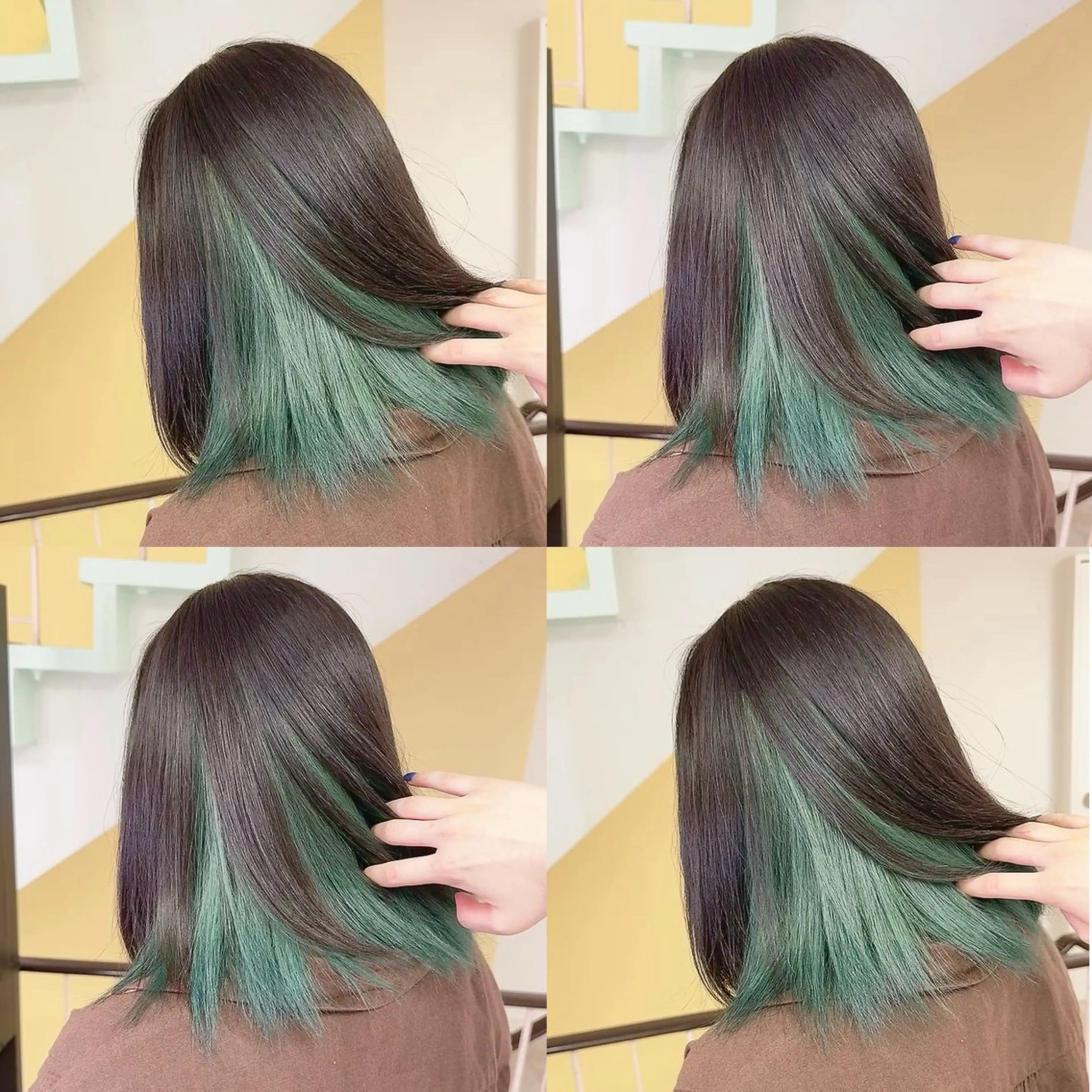 カラー ヘアカラー トリートメント 渋谷:インナーカラー ／🍒エリカ🍒のヘアスタイル