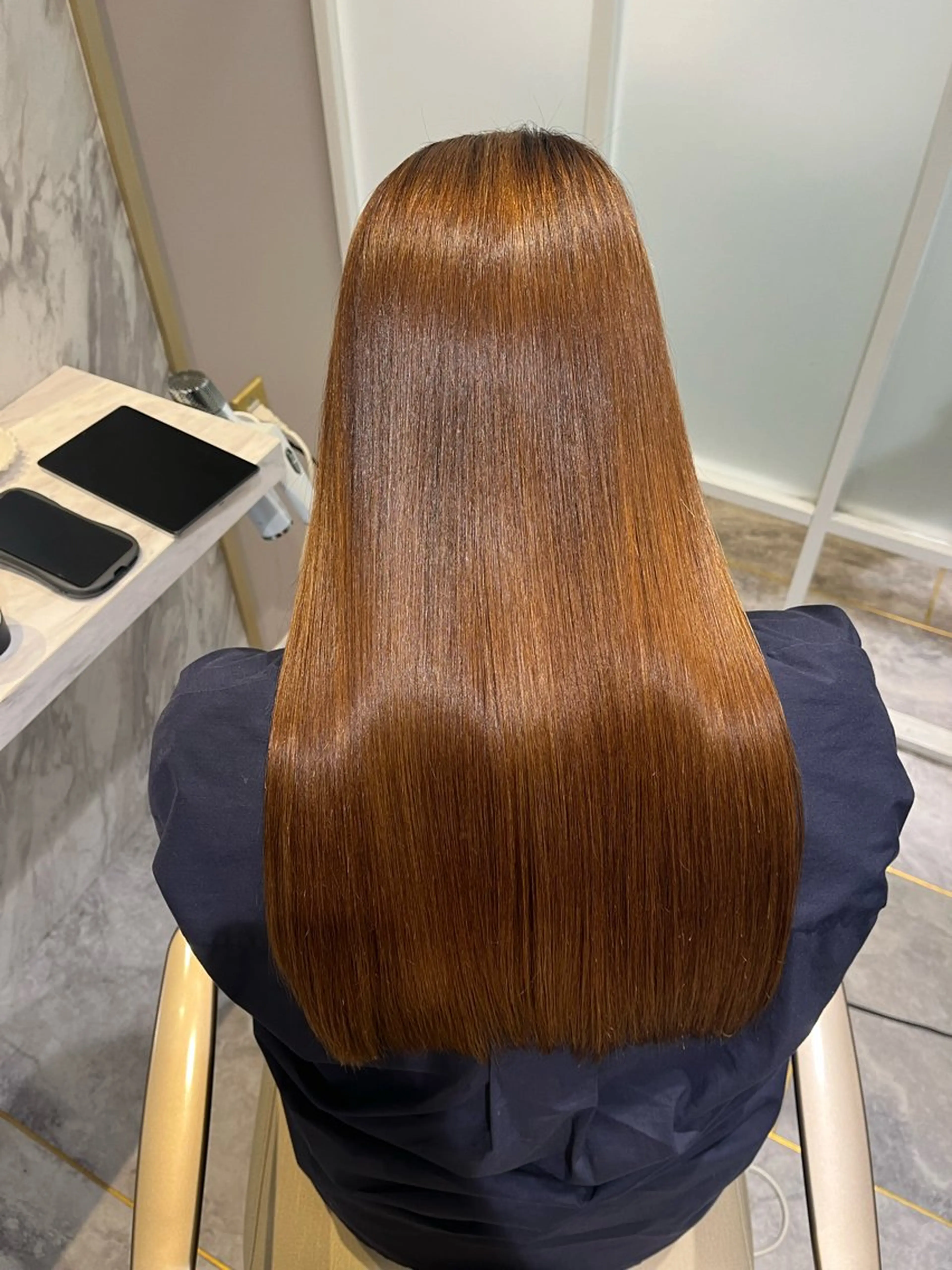 ロング 縮毛矯正 カット 縮毛矯正 🩵tocca yui🩵のヘアスタイル