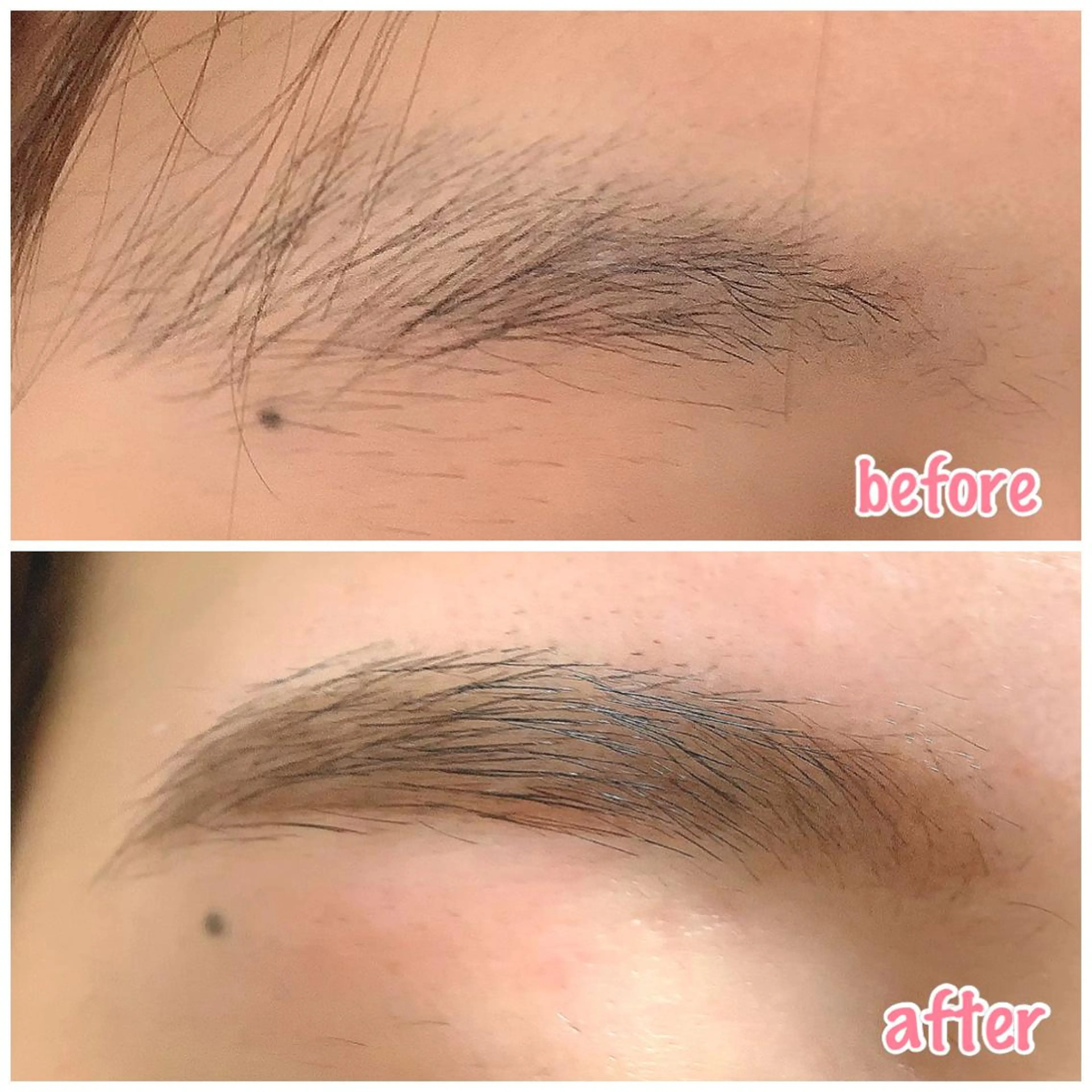 アイブロウ 眉毛ワックス脱毛 rinacoco ★のマツエク・マツパデザイン