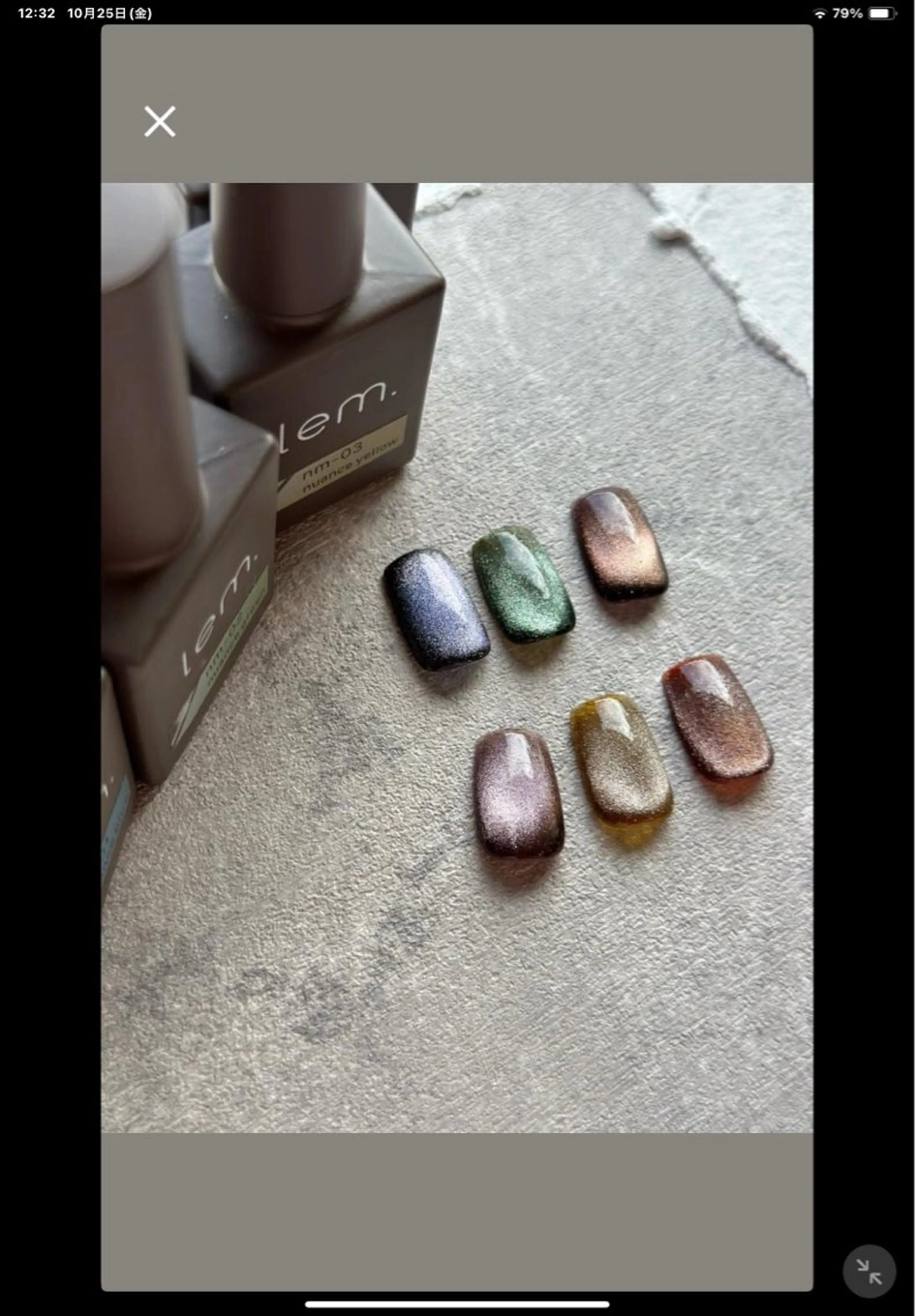 ネイル マグネットネイル atelier d Cocoのネイルデザイン