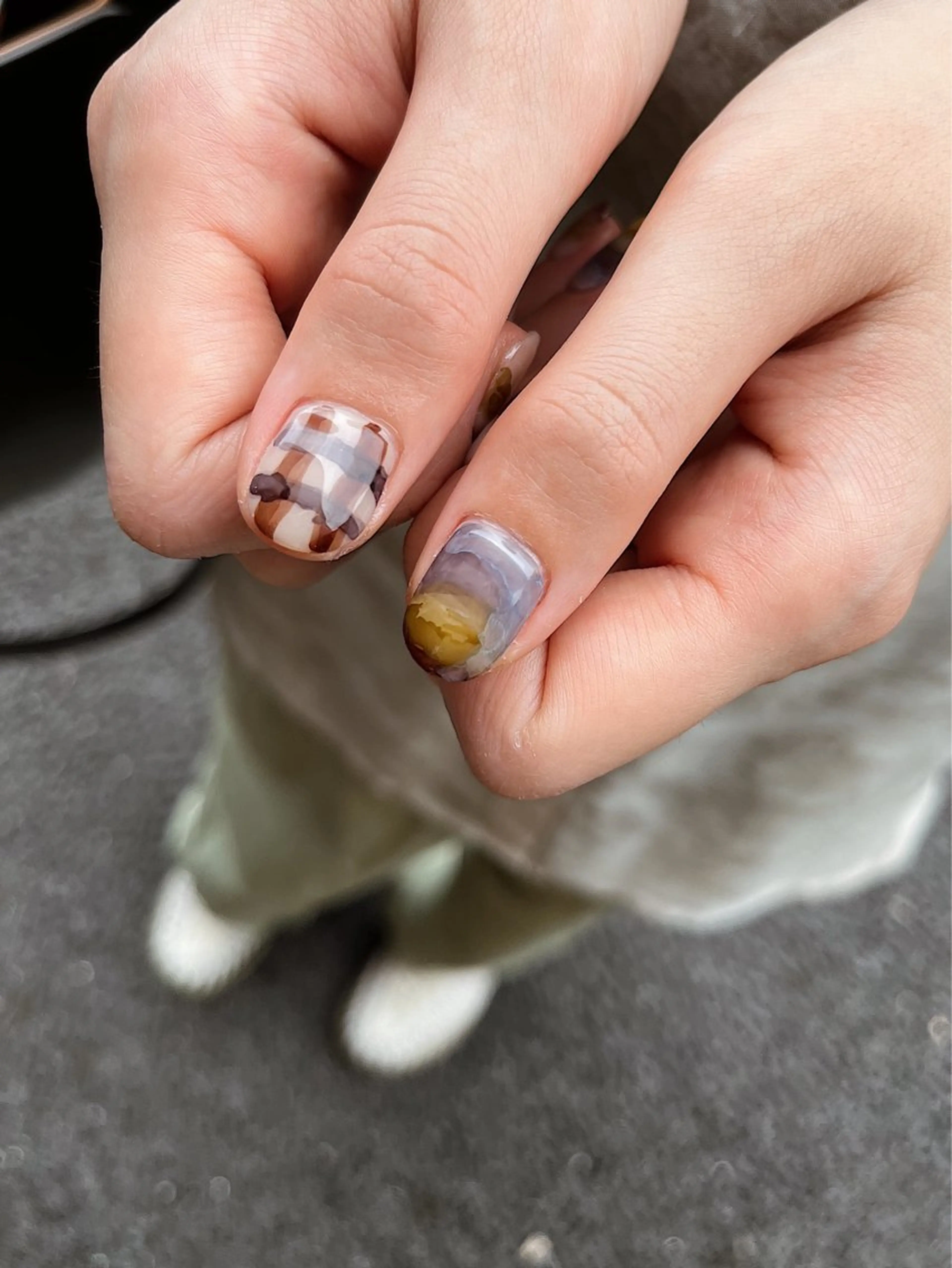 ネイル ニュアンスネイル Glanz regaroのネイルデザイン