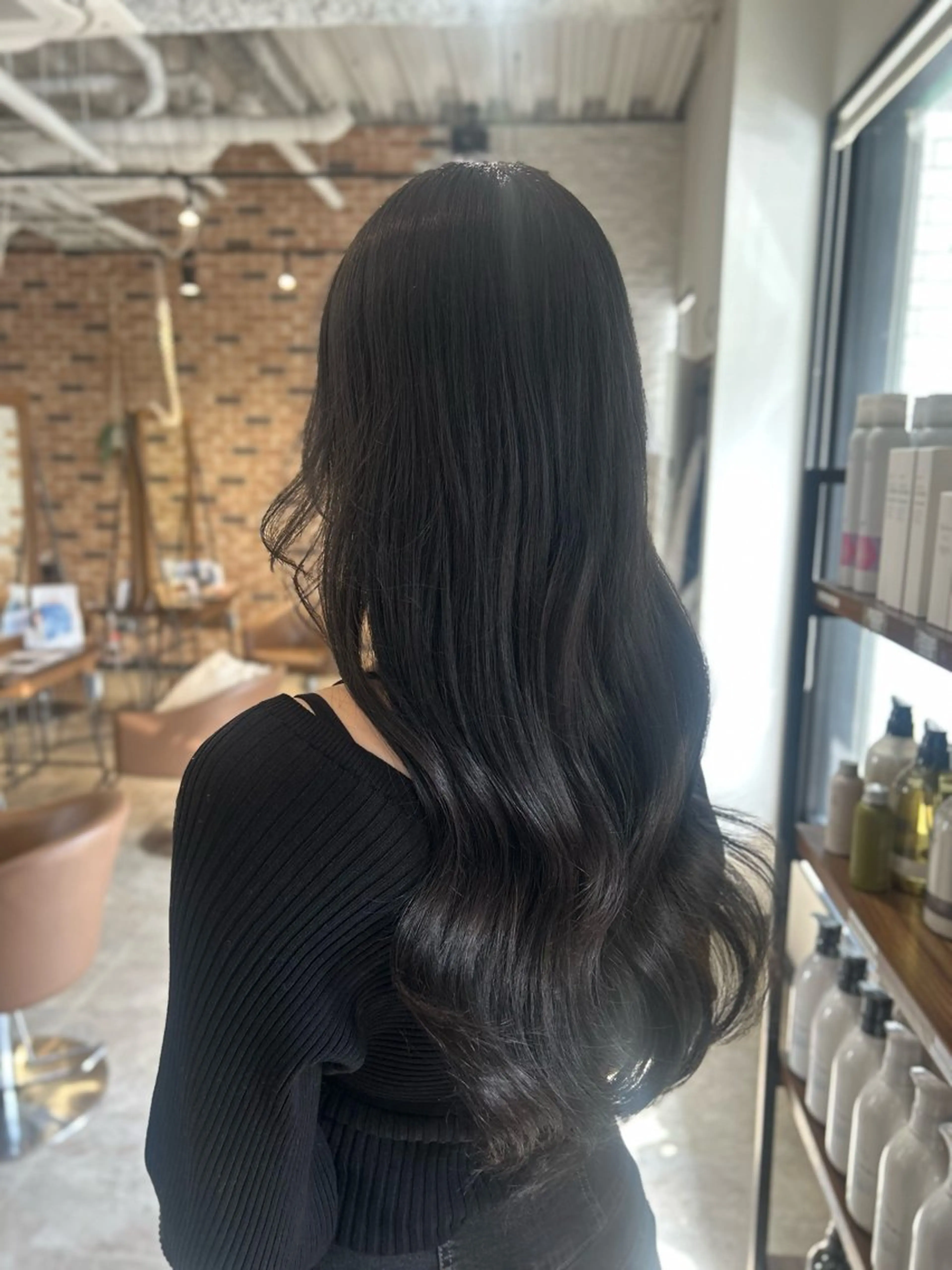ロング ヘアカラー トリートメント 大谷 亜由奈のヘアスタイル