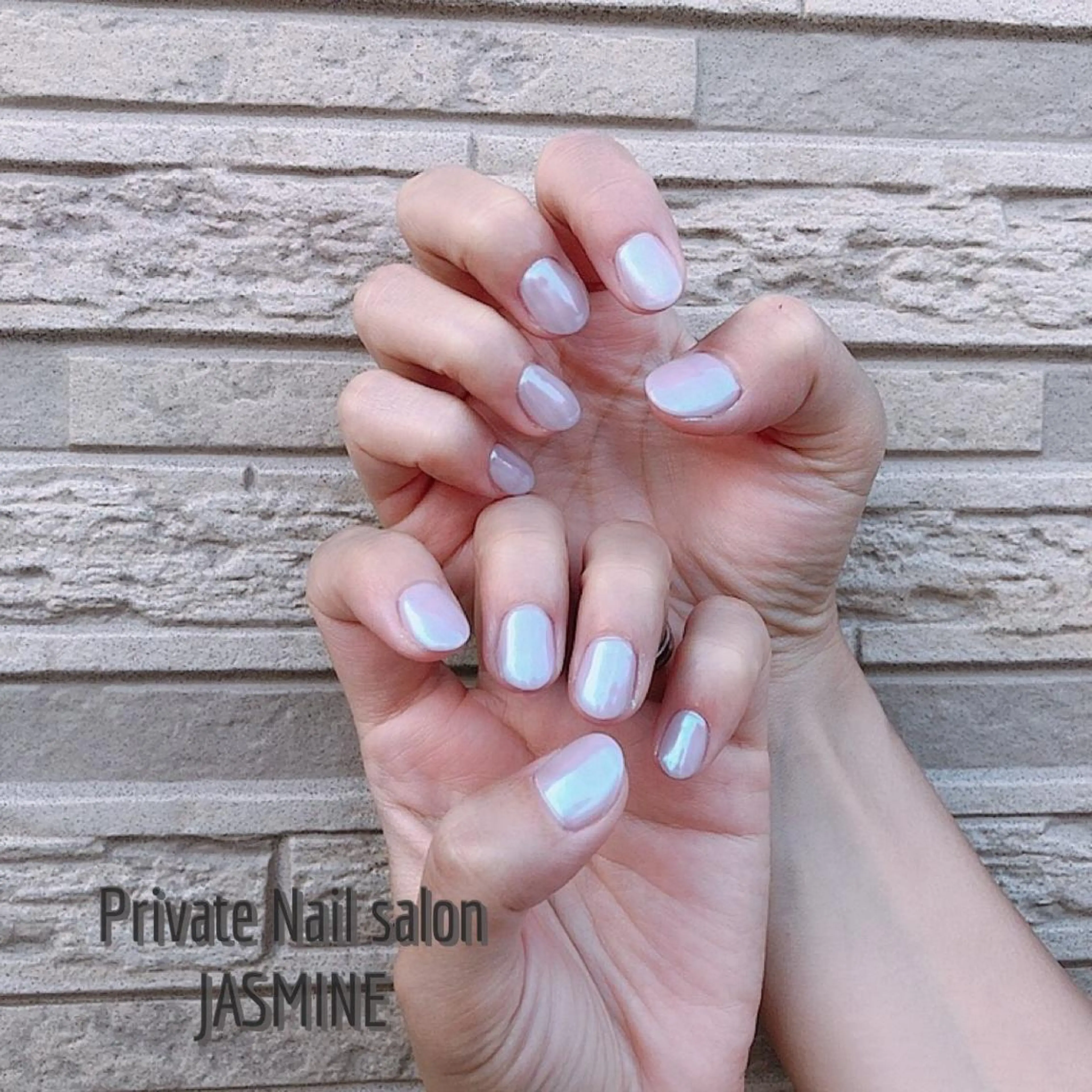 ネイル オーロラネイル ミラーネイル ハンドネイル Nail salon JASMINEのネイルデザイン