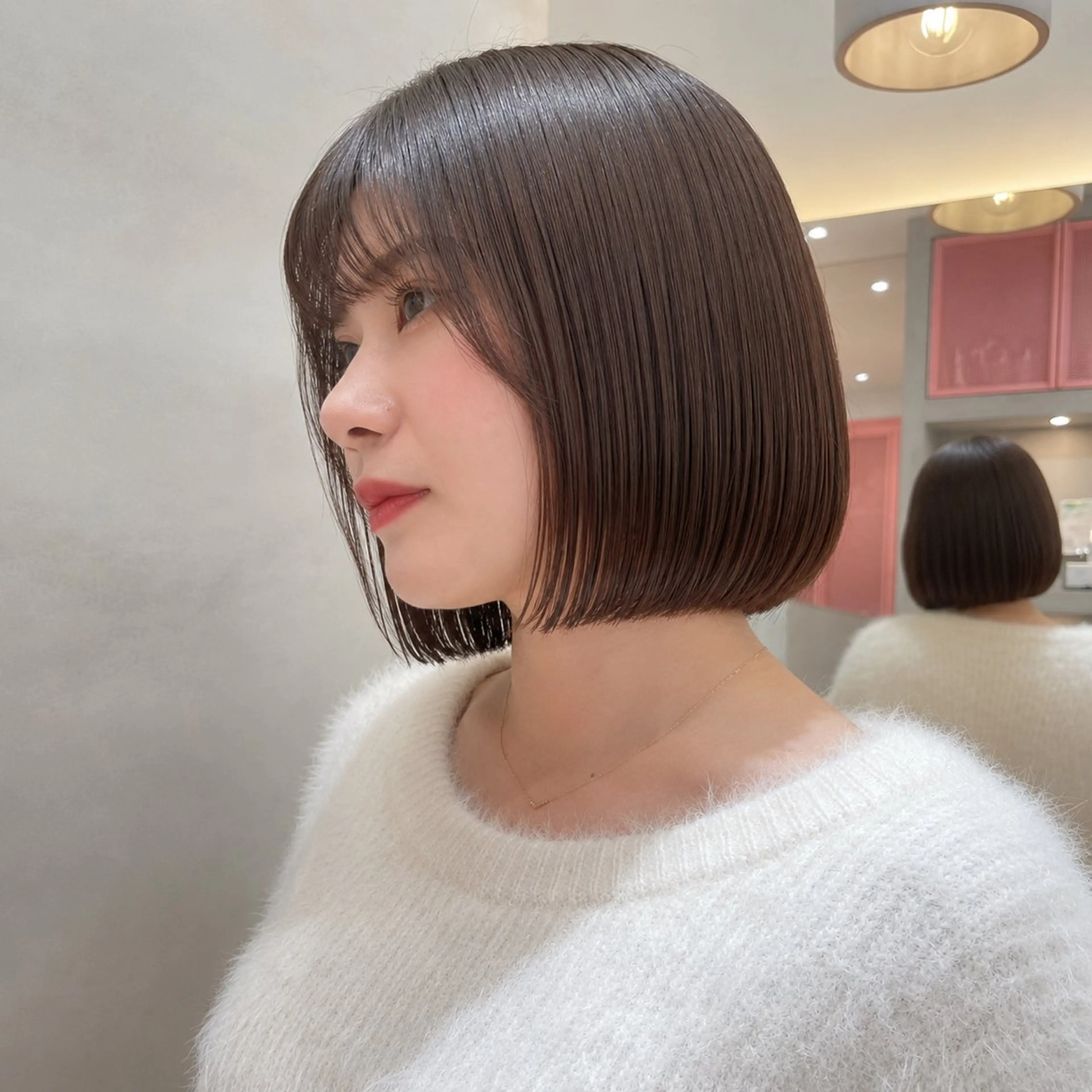 ショート カット トリートメント 韓国風/顔周り/レイ ヤー/北千住/凛太郎のヘアスタイル