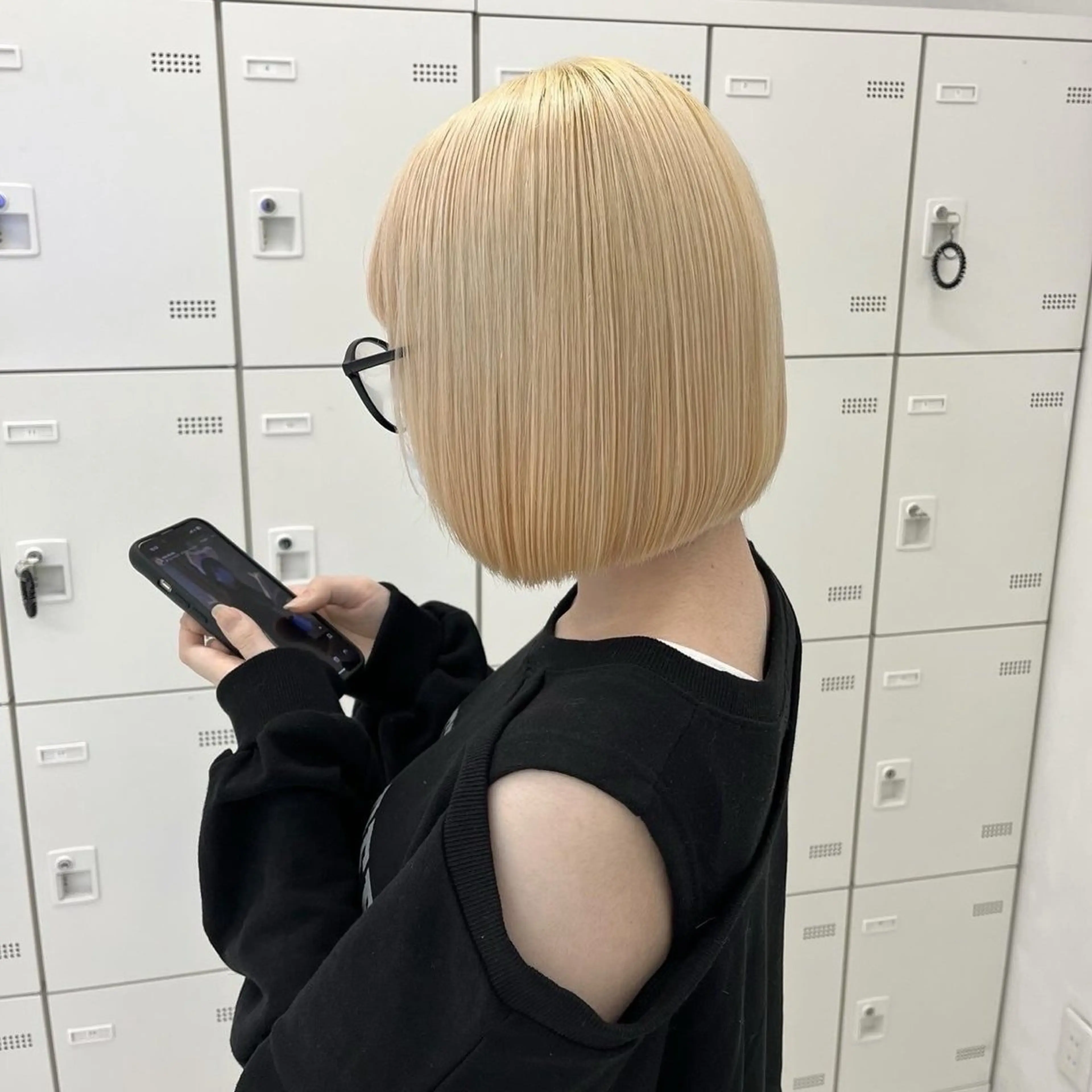 ショート カラー 透明感カラー/ ブリーチ/💓パタオのヘアスタイル