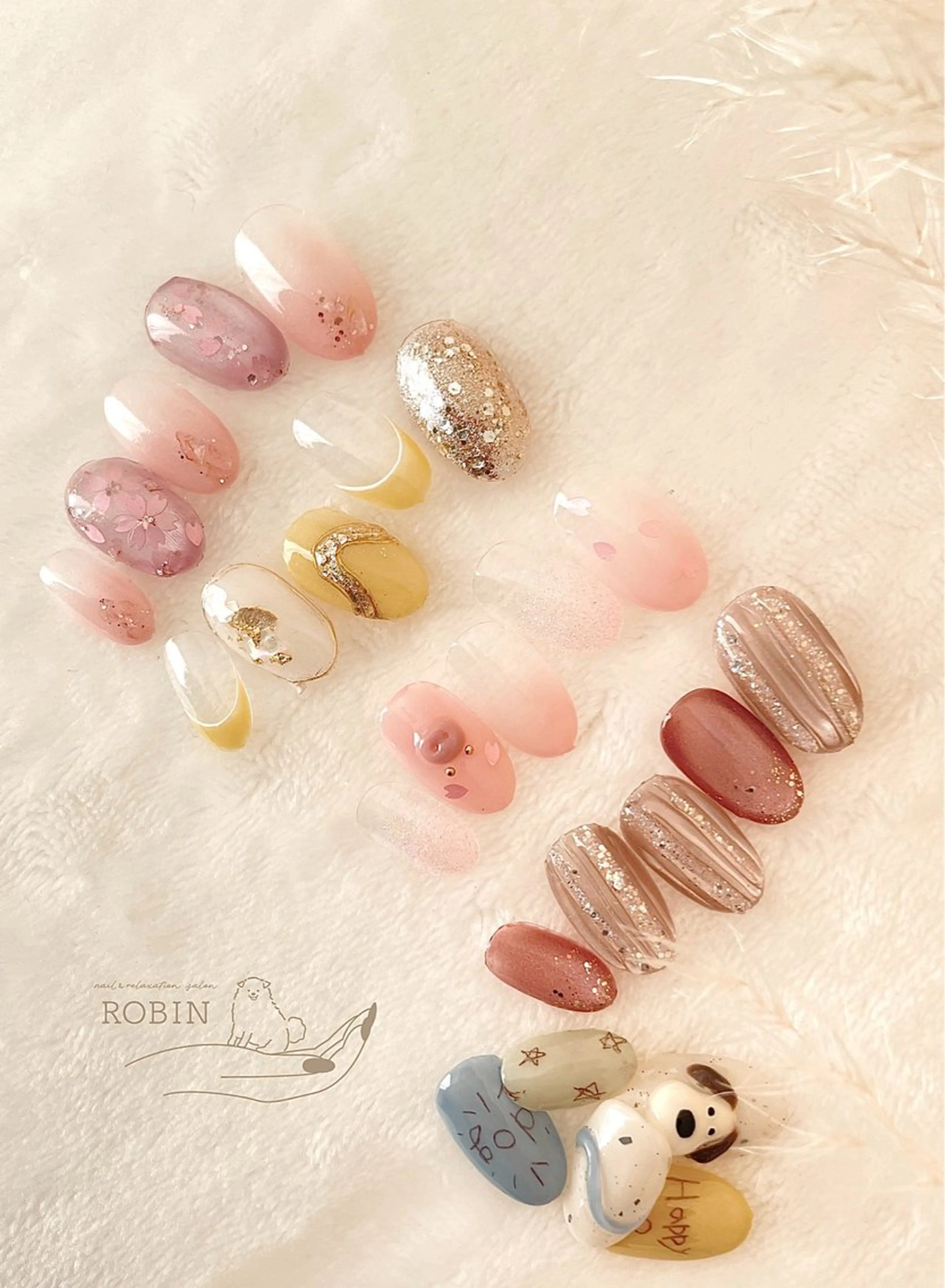 ネイル ハンドネイル フットネイル 山田 美紀のネイルデザイン