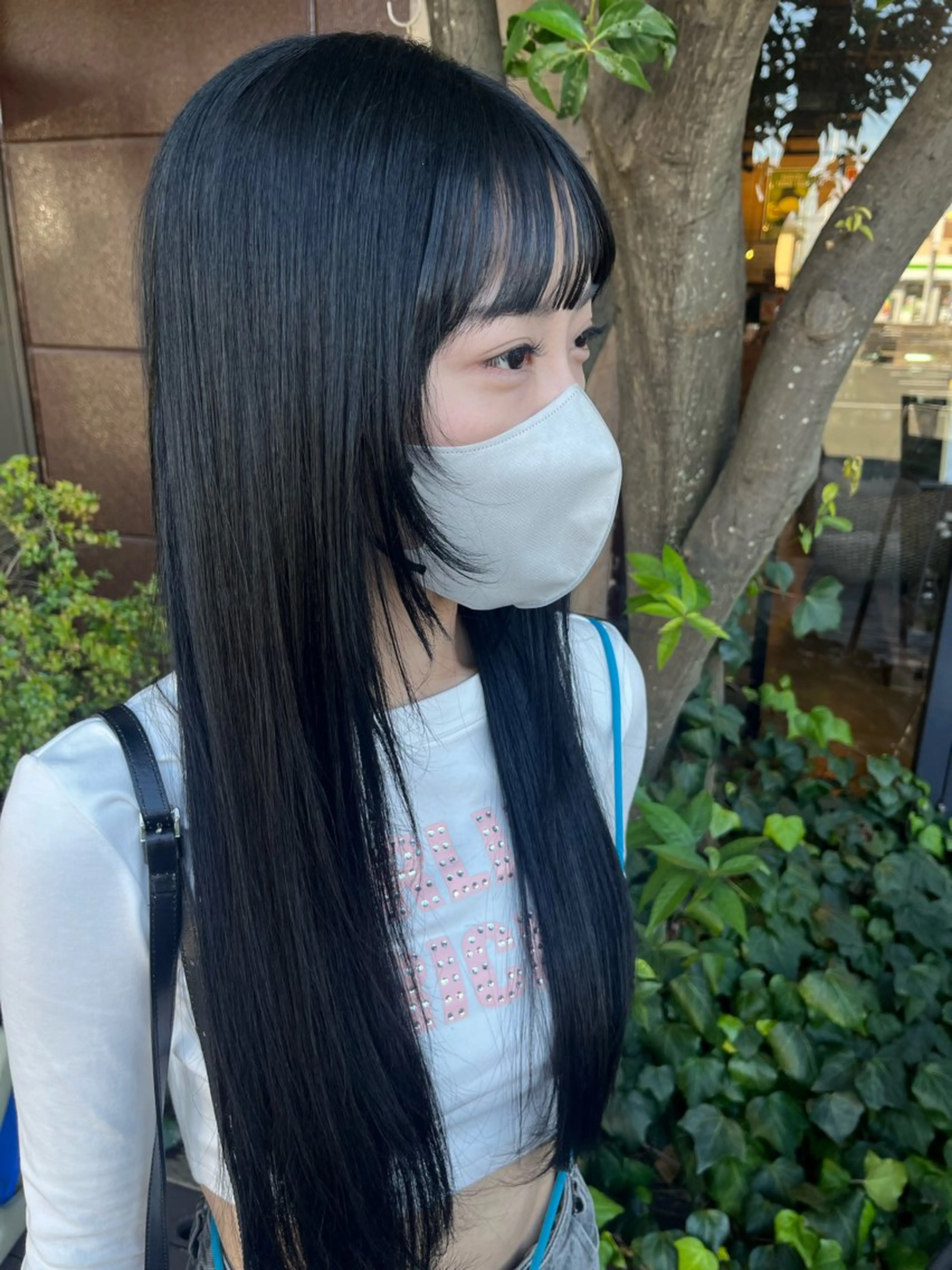 ロング カラー 🩶韓国艶髪🇰🇷 下本夕綺のヘアスタイル