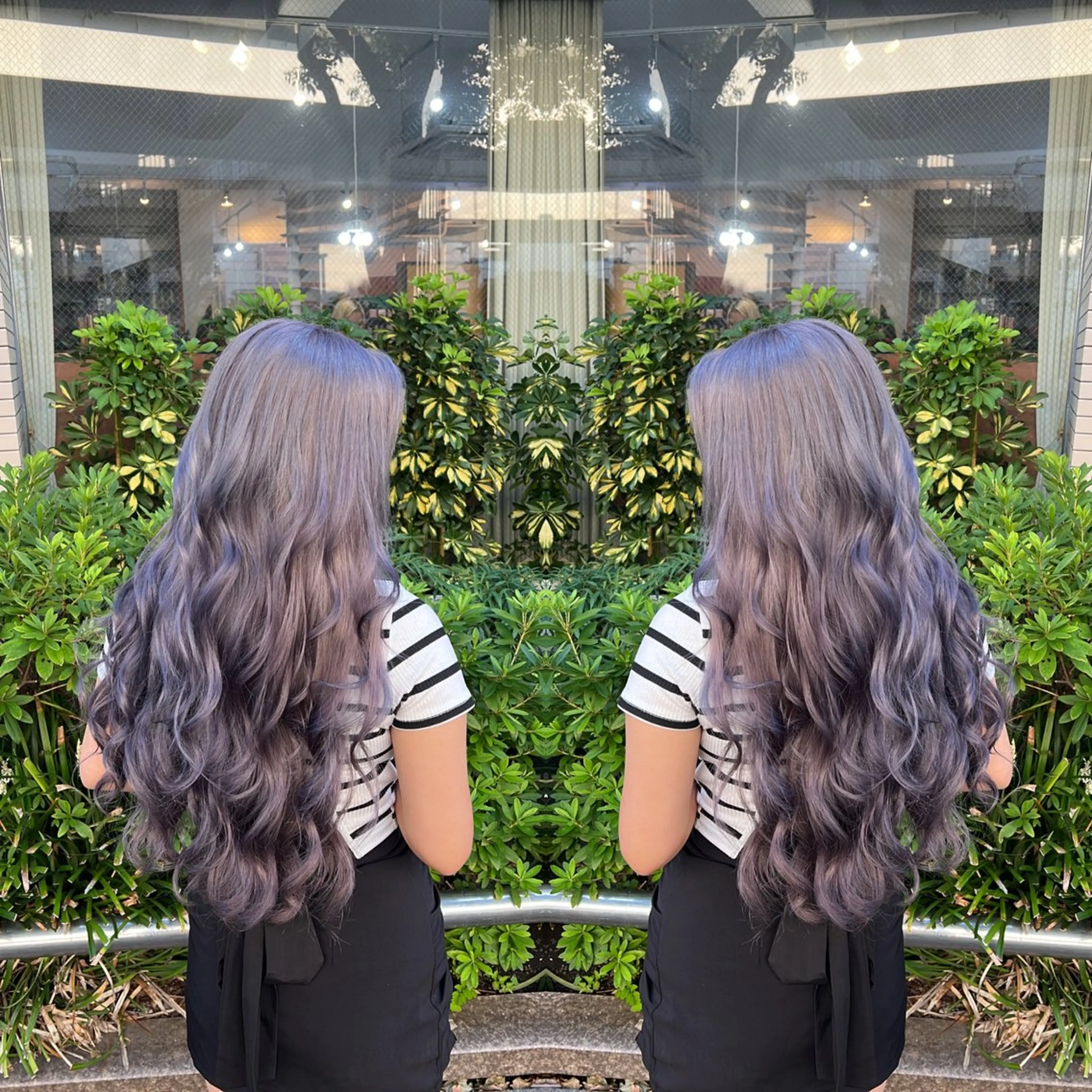 ロング カラー ハイライト/レイヤー /ハイトーン/AOIのヘアスタイル