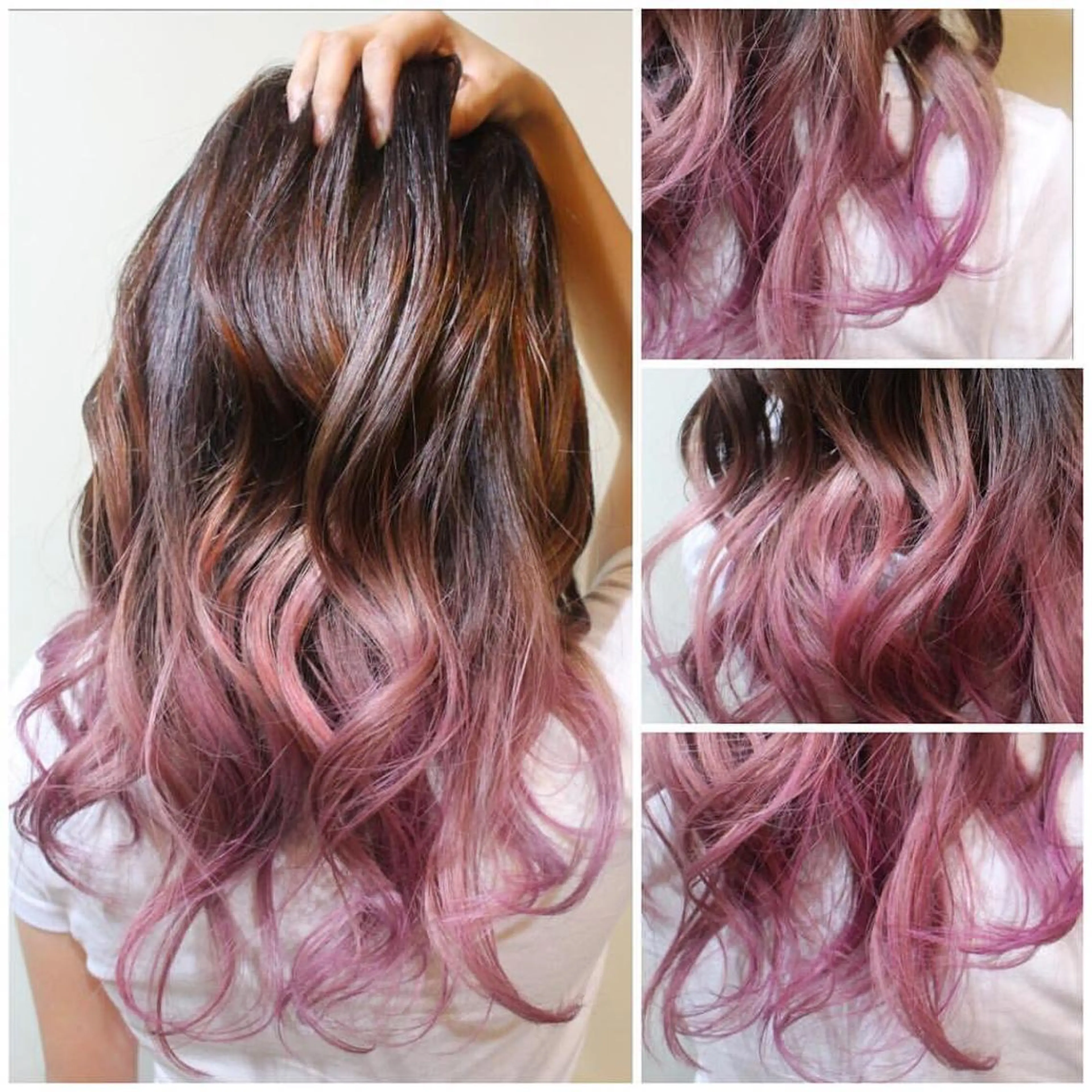 セミロング カラー ヘアアレンジ 透明感カラー グラデーションカラー ピンクカラー ヘアカラー トリートメント 次世代シールエクステ 錦糸町 小泉 朋之のヘアスタイル