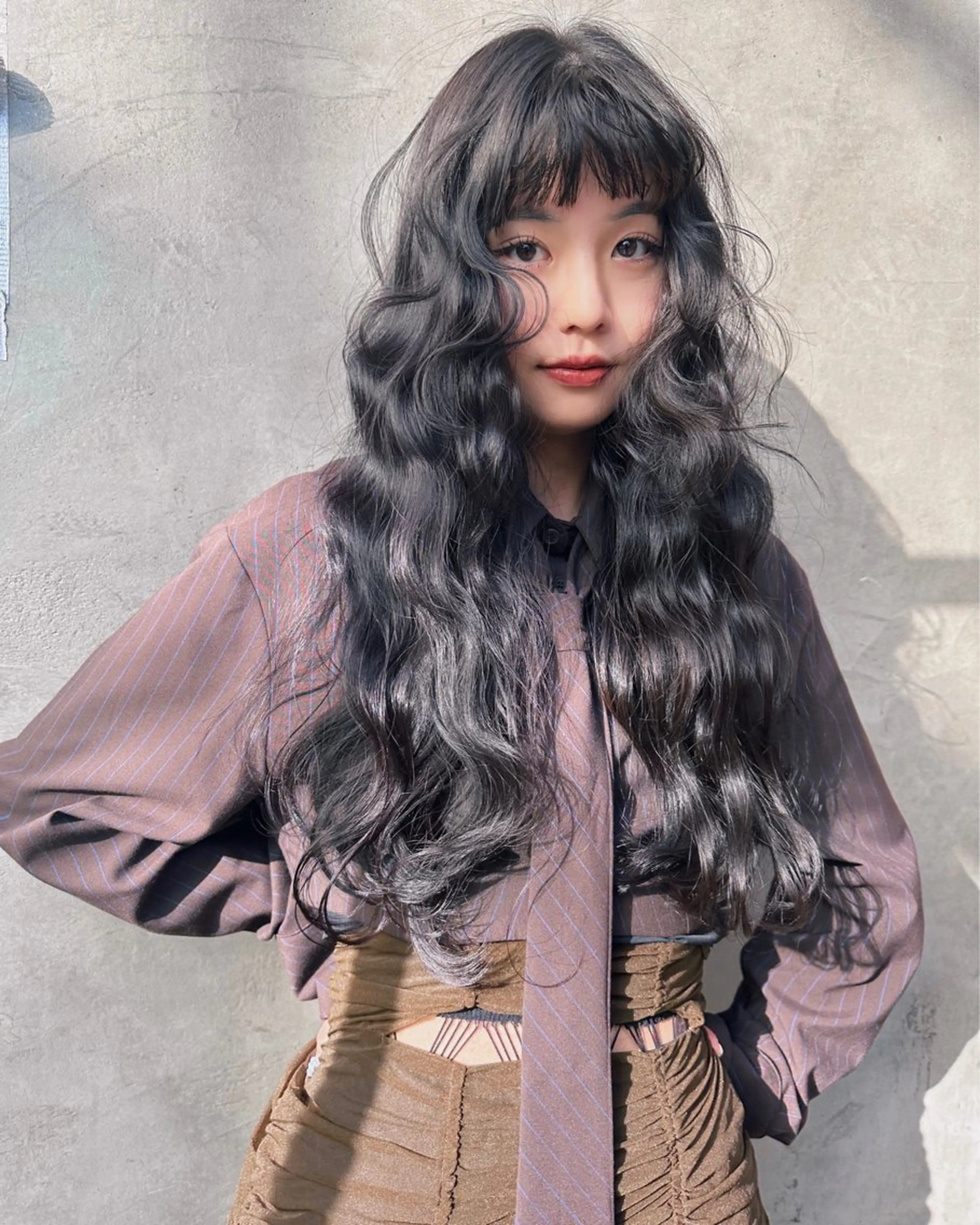 ロング パーマ カット パーマ レイヤー/パーマ /ウルフ/nabeのヘアスタイル