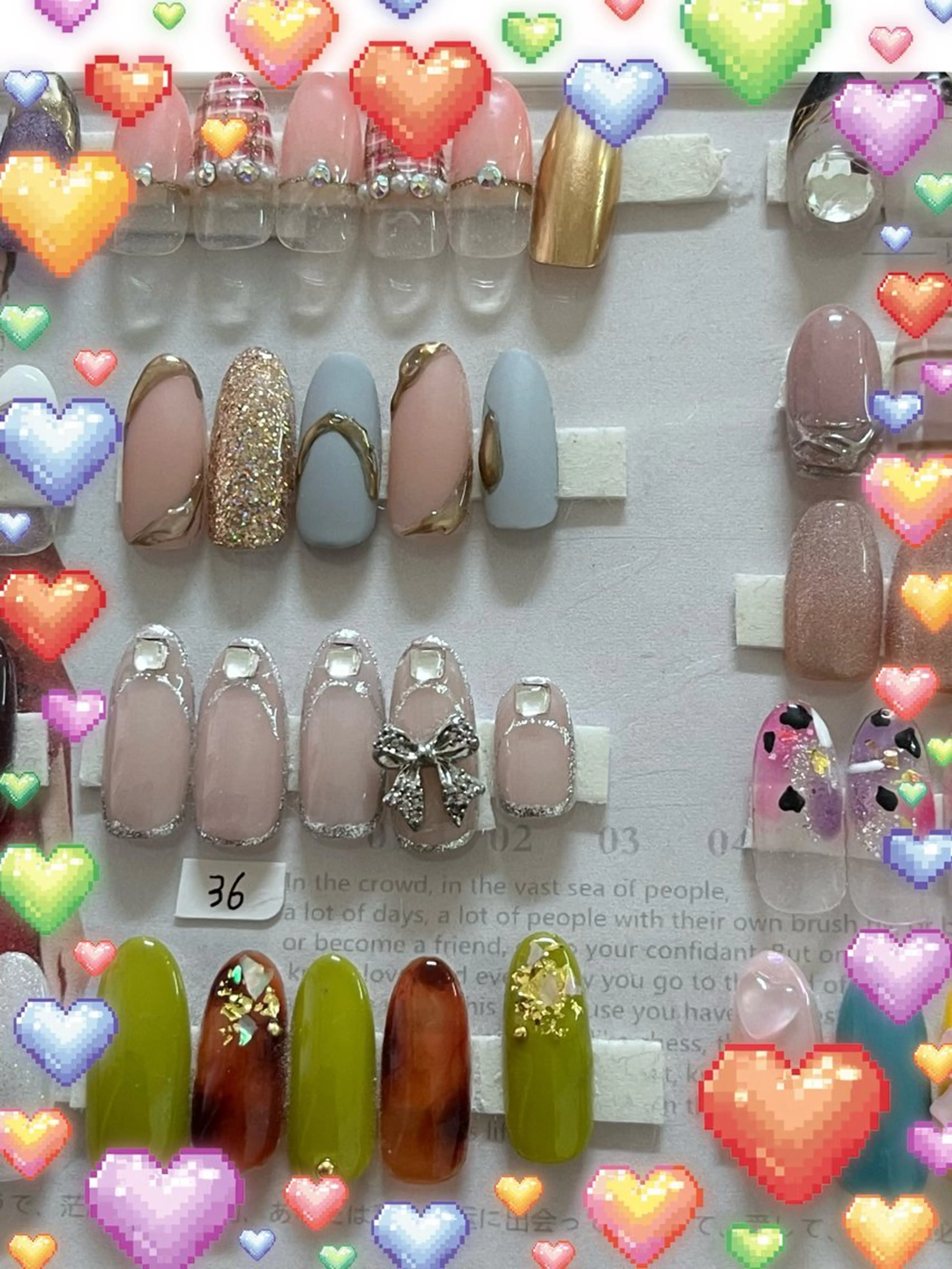 ネイル ハンドネイル MoonNail ユリ🌸のネイルデザイン