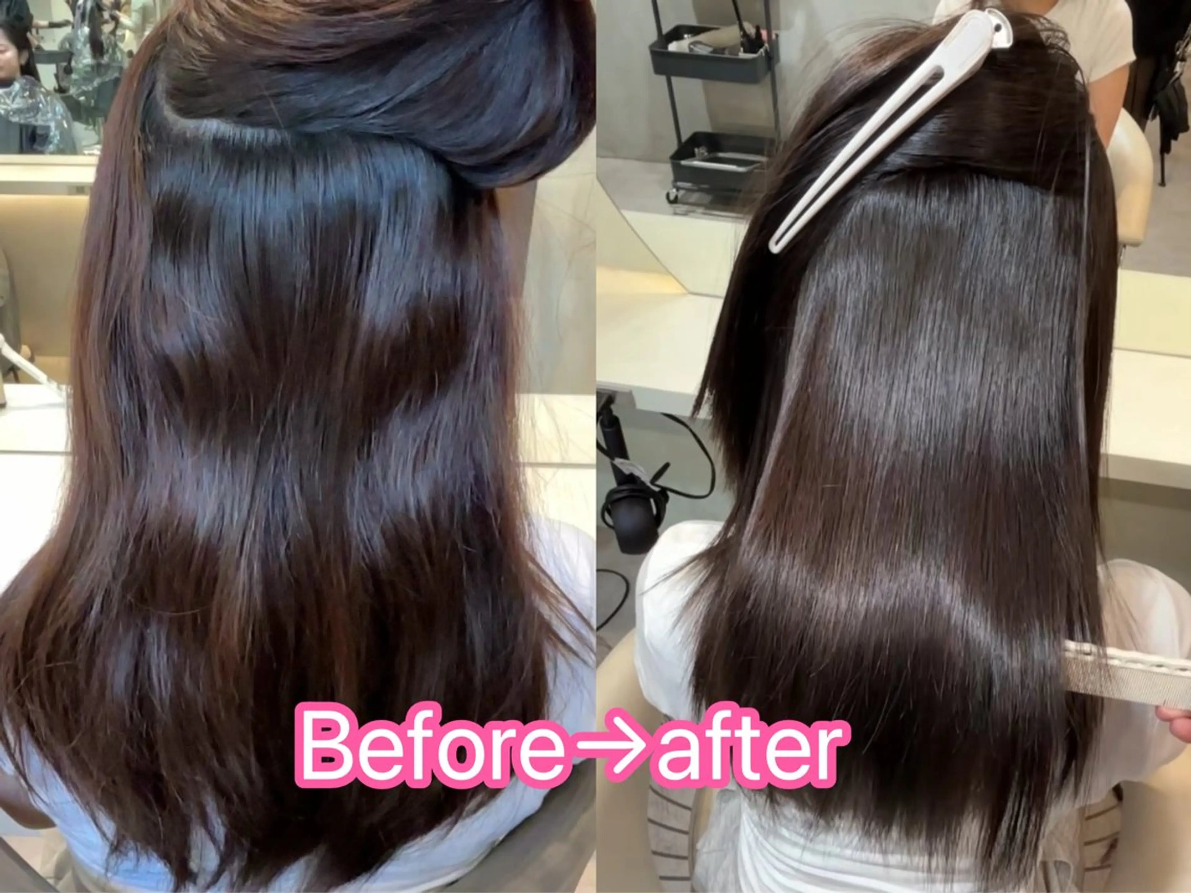 セミロング ヘアアレンジ 髪質改善 縮毛矯正 カット 縮毛矯正 トリートメント 美髪縮毛矯正/ 髪質改善/吉田光佑のヘアスタイル