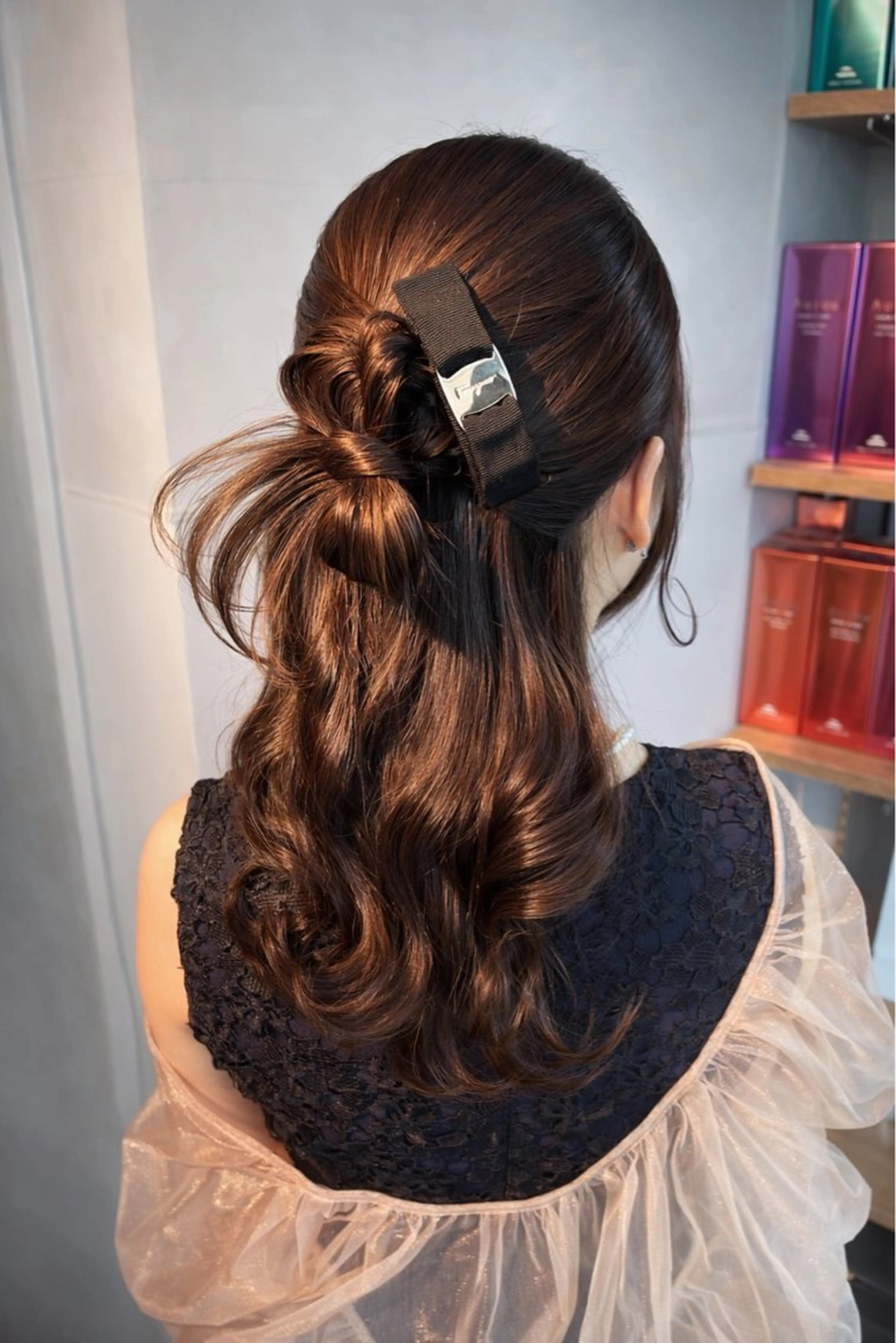 ヘアアレンジ 結婚式・ブライダル 卒業式のヘアスタイル ヘアセット charm《銀座》 ヘアセット/縮毛矯正のヘアスタイル